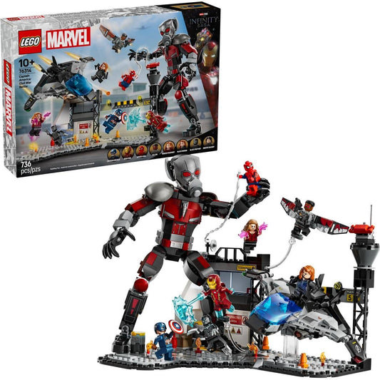 LEGO 76314 Captain America: Civil War Action Battle - Marvel Super Heroes