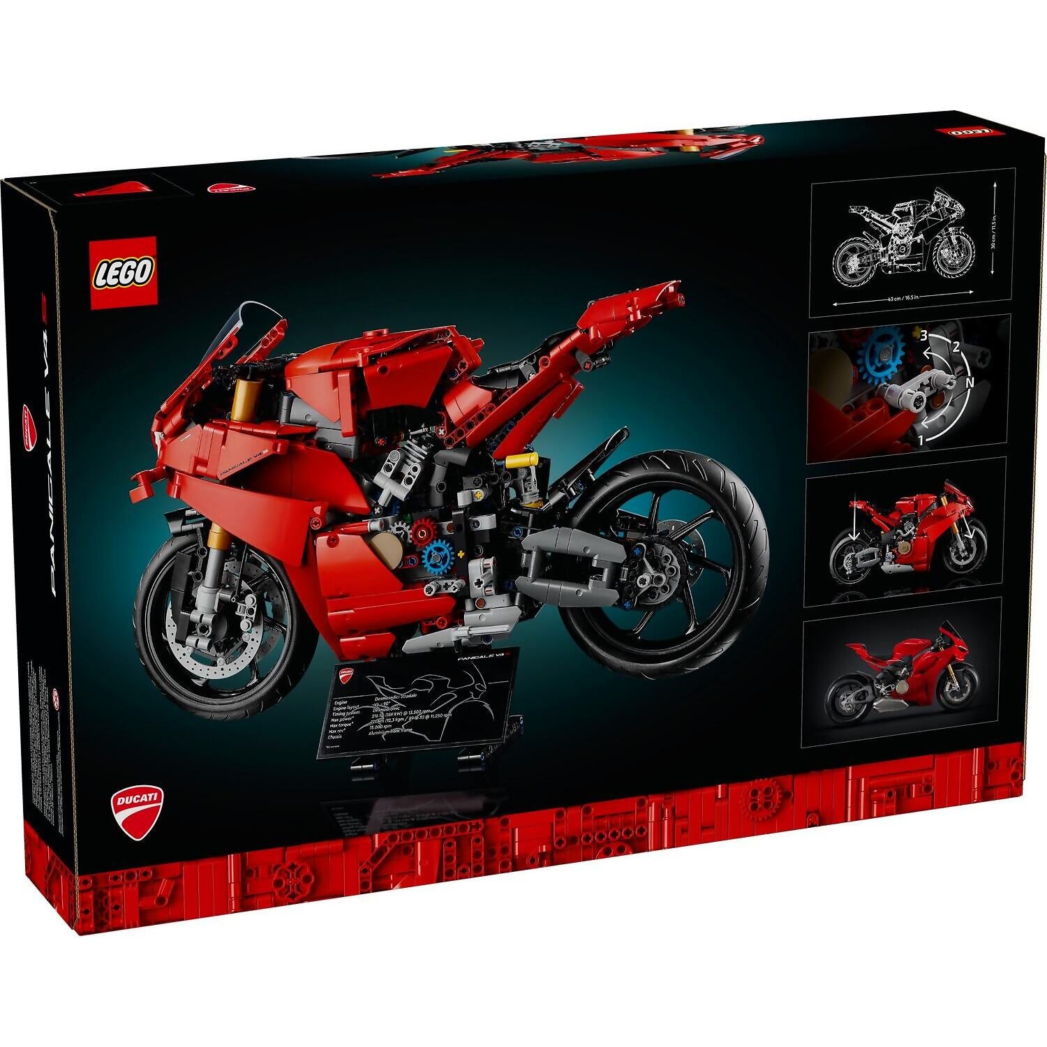 LEGO 42202 Ducati Panigale V4 S Motorcycle - Technic