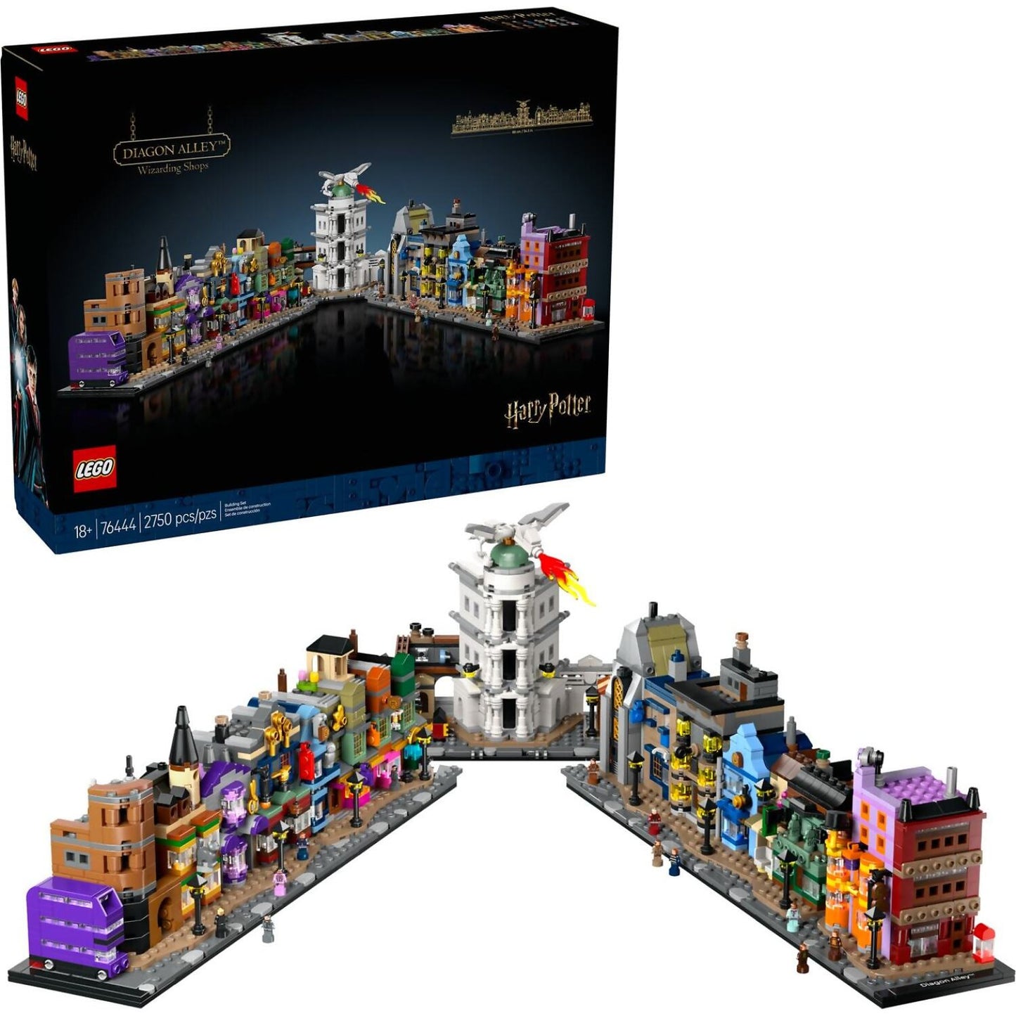 LEGO 76444 Diagon Alley™ Wizarding Shops - Harry Potter