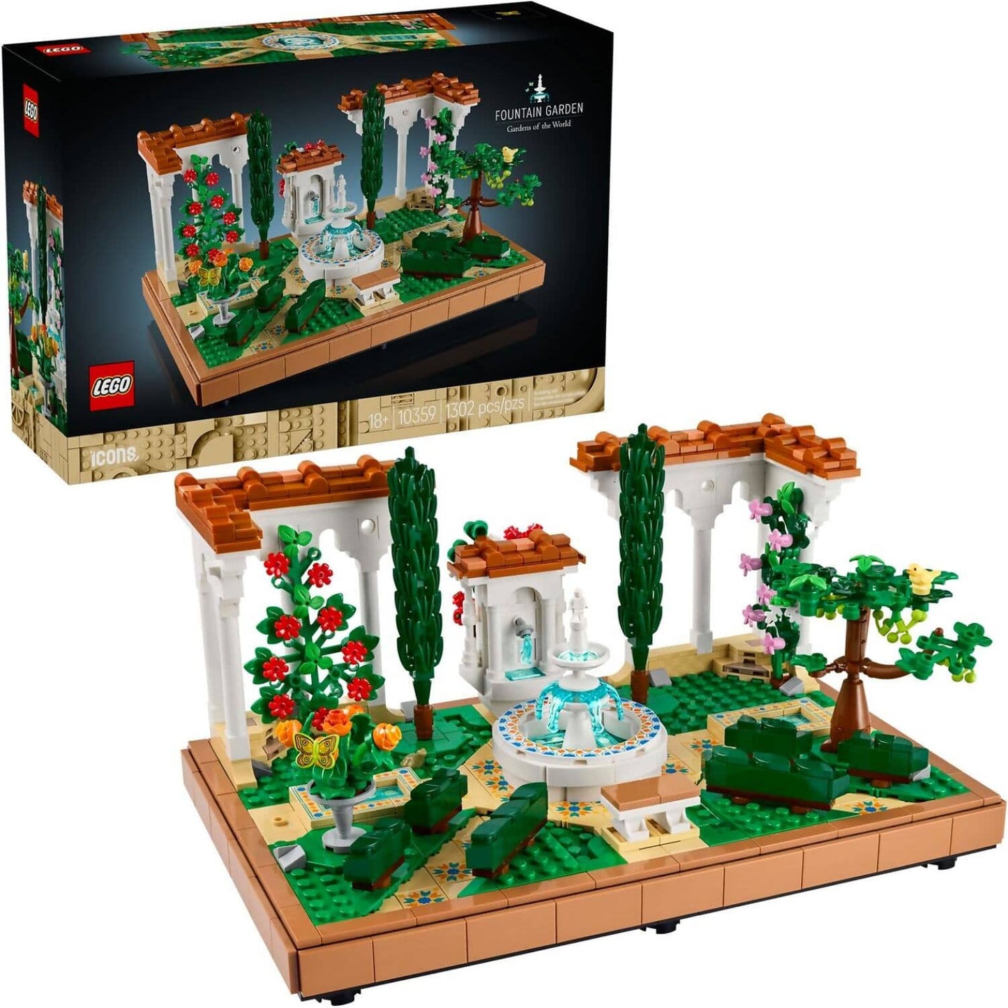 LEGO 10359 Fountain Garden - Icons