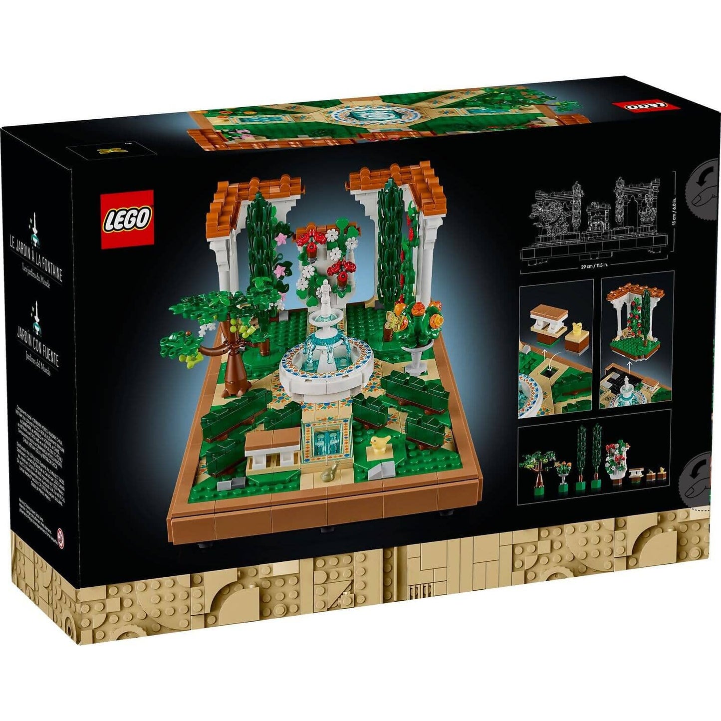 LEGO 10359 Fountain Garden - Icons