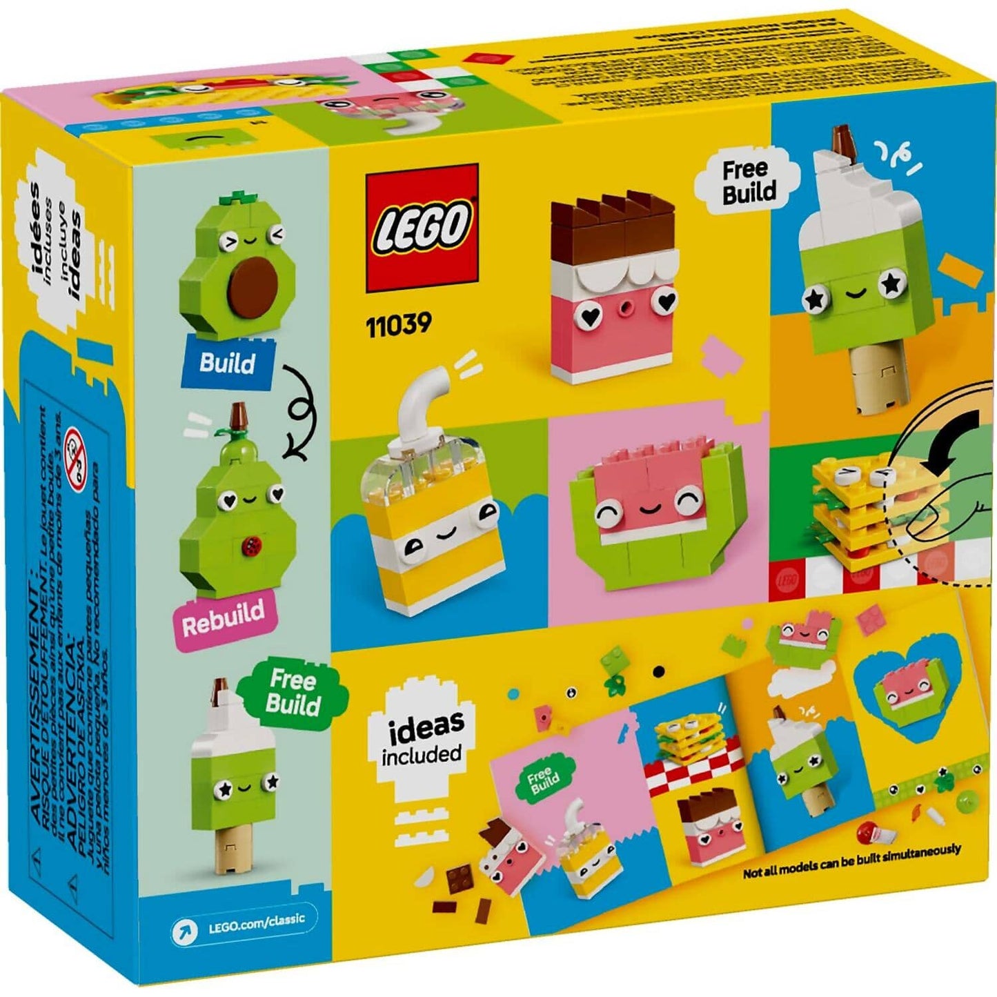 LEGO 11039 Creative Food Friends - LEGO Classic 4+