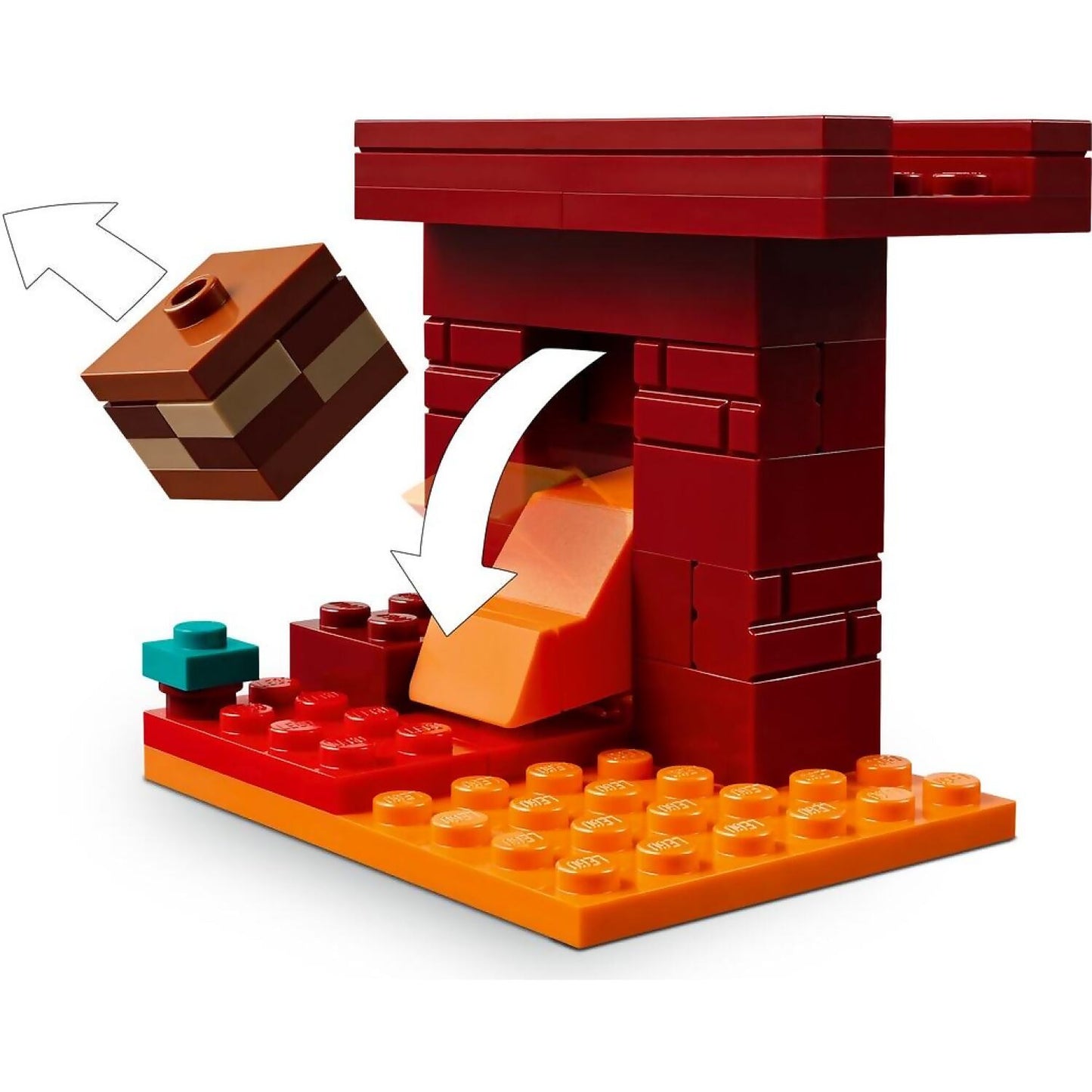 LEGO 21266 The Nether Lava Battle - Minecraft