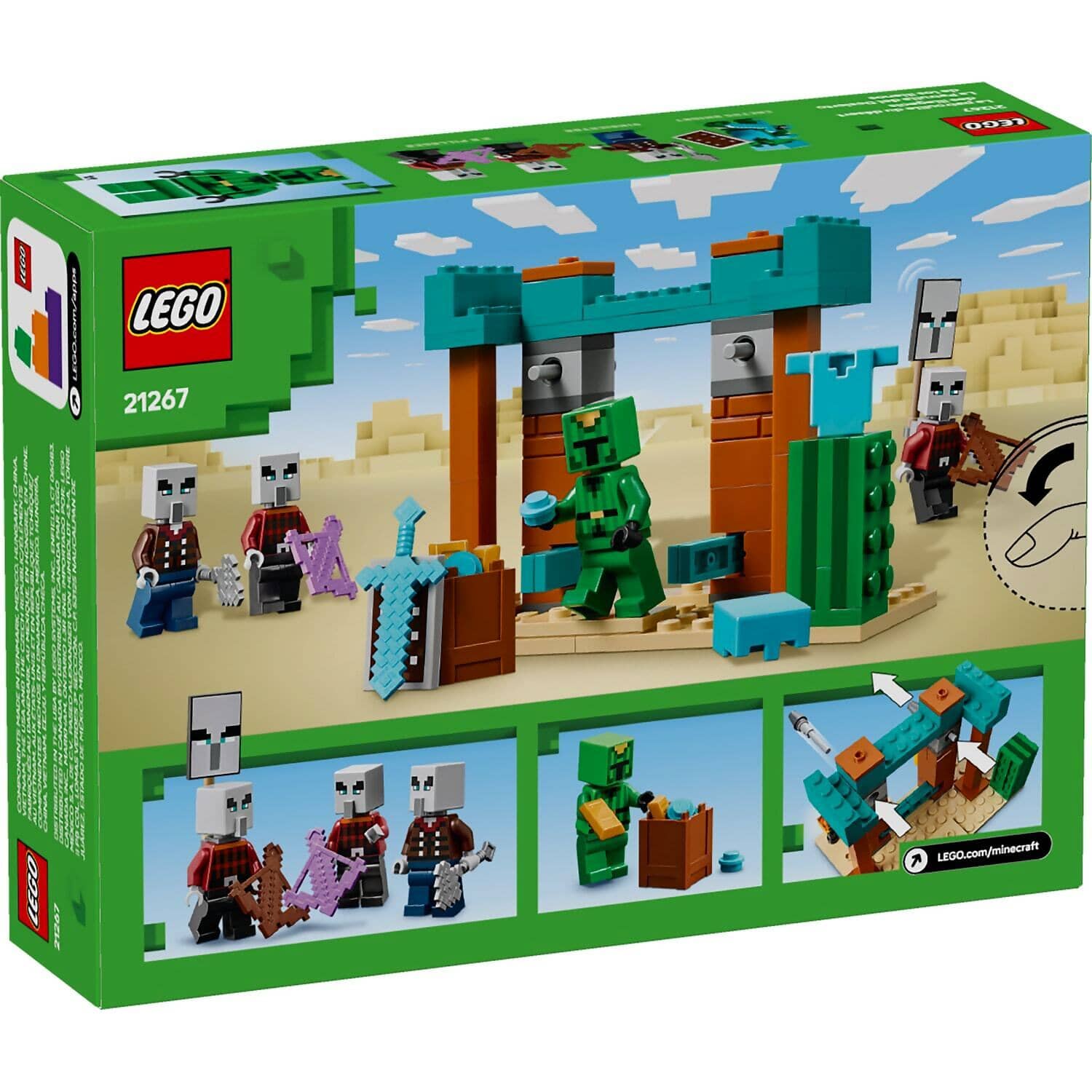 LEGO 21267 The Illager Desert Patrol - Minecraft