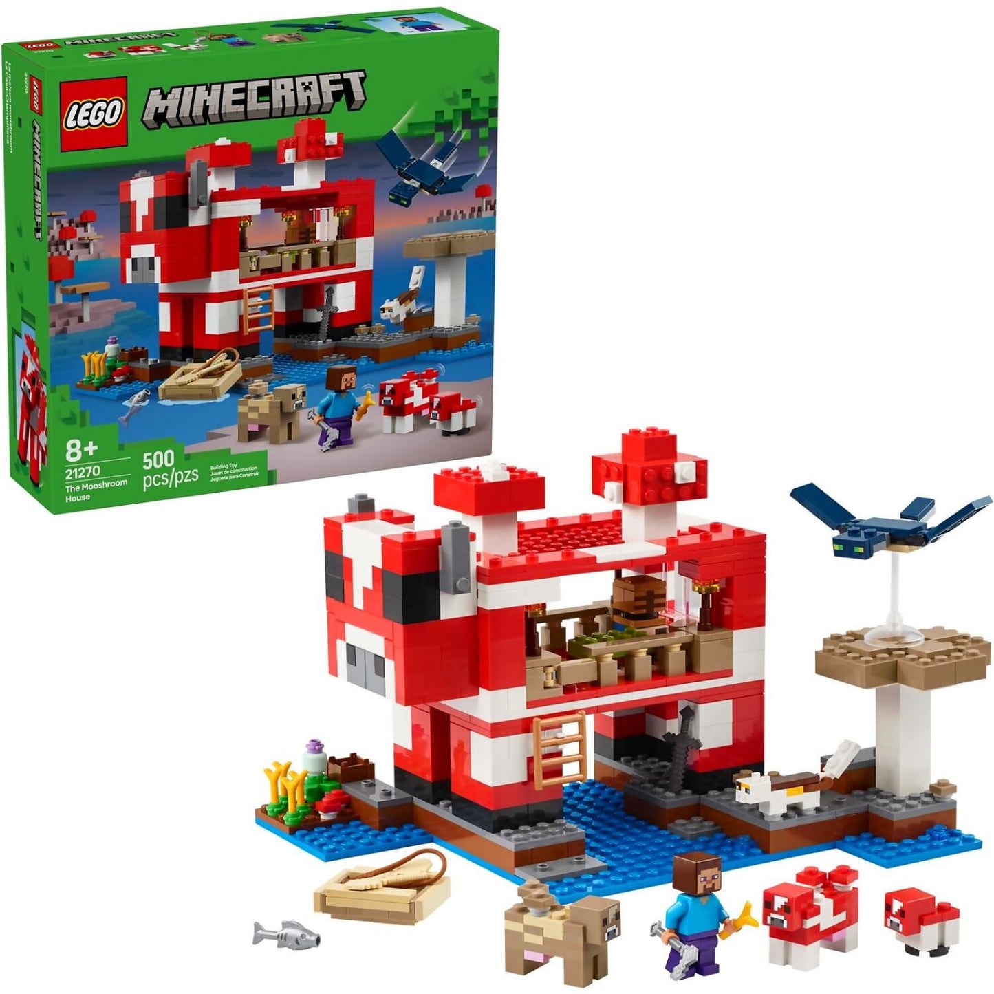 LEGO 21270 The Mooshroom House - Minecraft