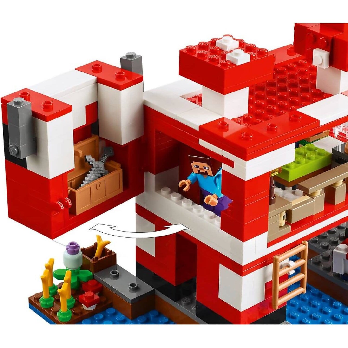 LEGO 21270 The Mooshroom House - Minecraft