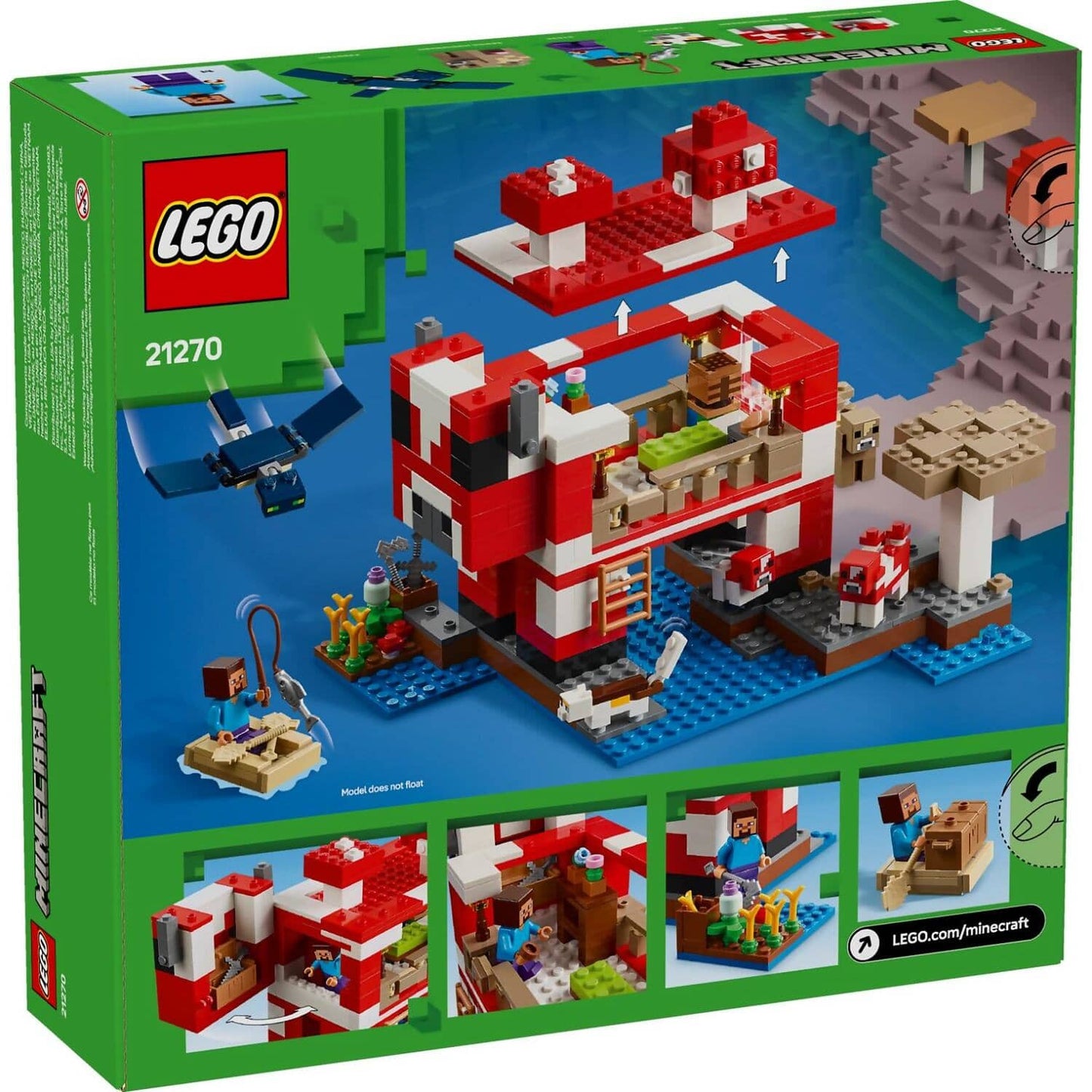 LEGO 21270 The Mooshroom House - Minecraft