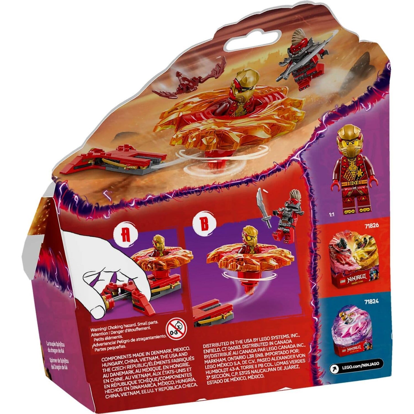 LEGO 71823 Kai's Dragon Spinjitzu Spinner - Ninjago