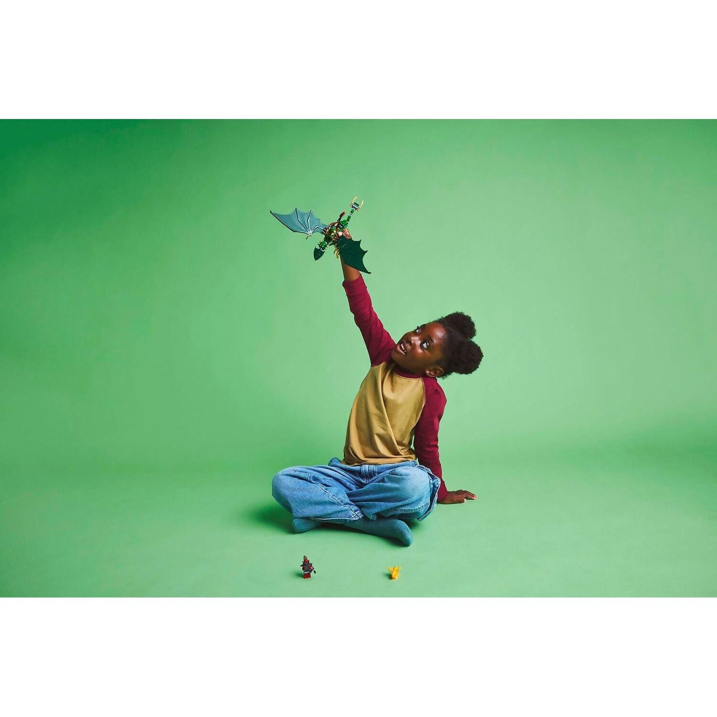 LEGO 71829 Lloyd's Green Forest Dragon - Ninjago