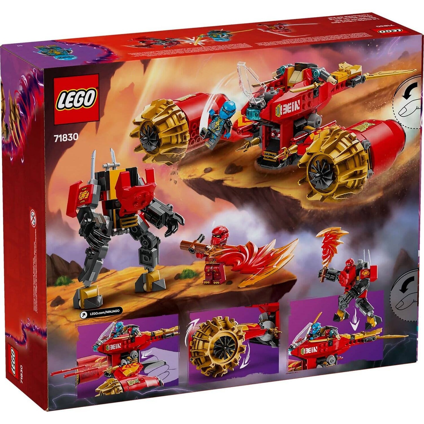 LEGO 71830 Kai's Mech Storm Rider - Ninjago