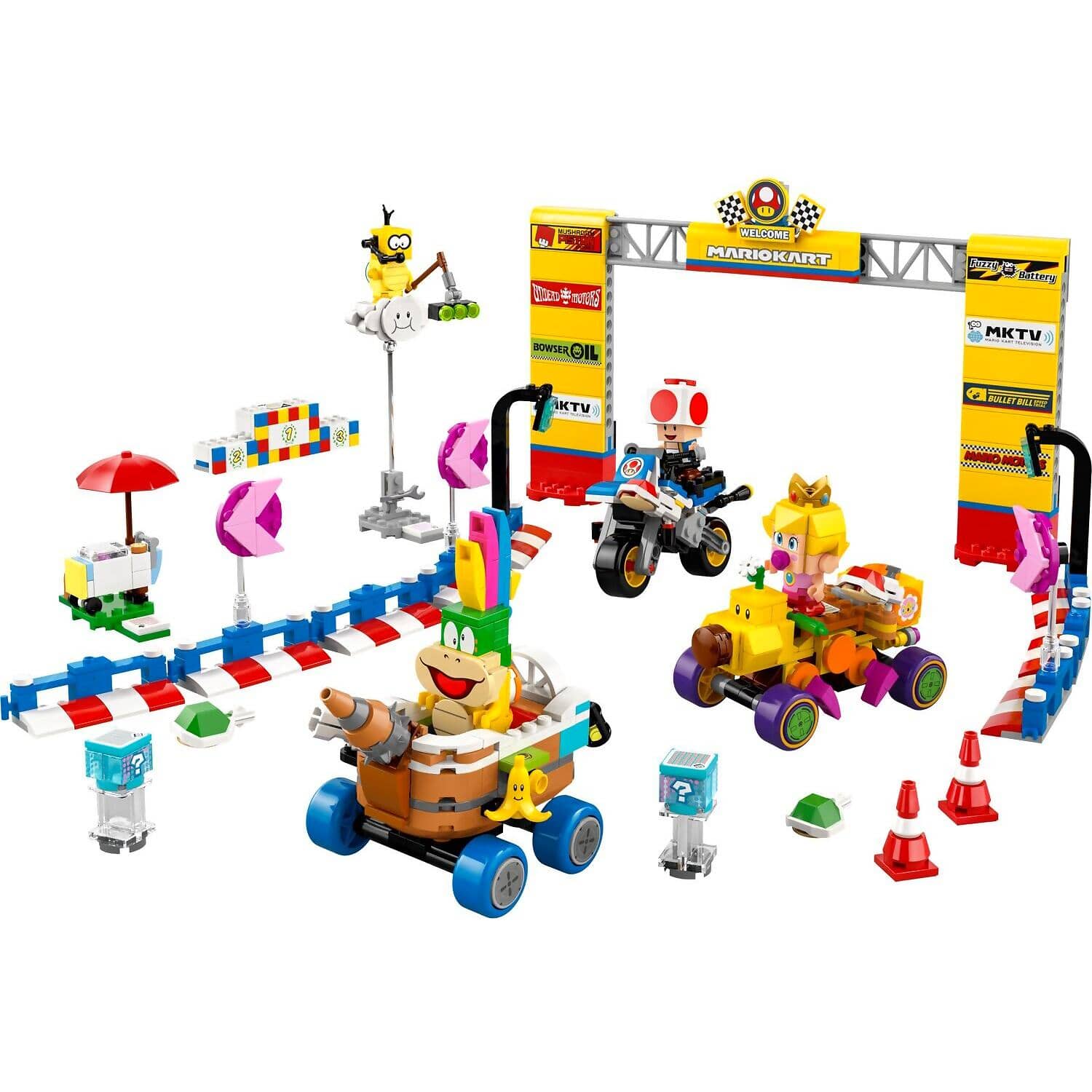 LEGO 72036 Mario Kart Baby Peach & Grand Prix Set - Super Mario