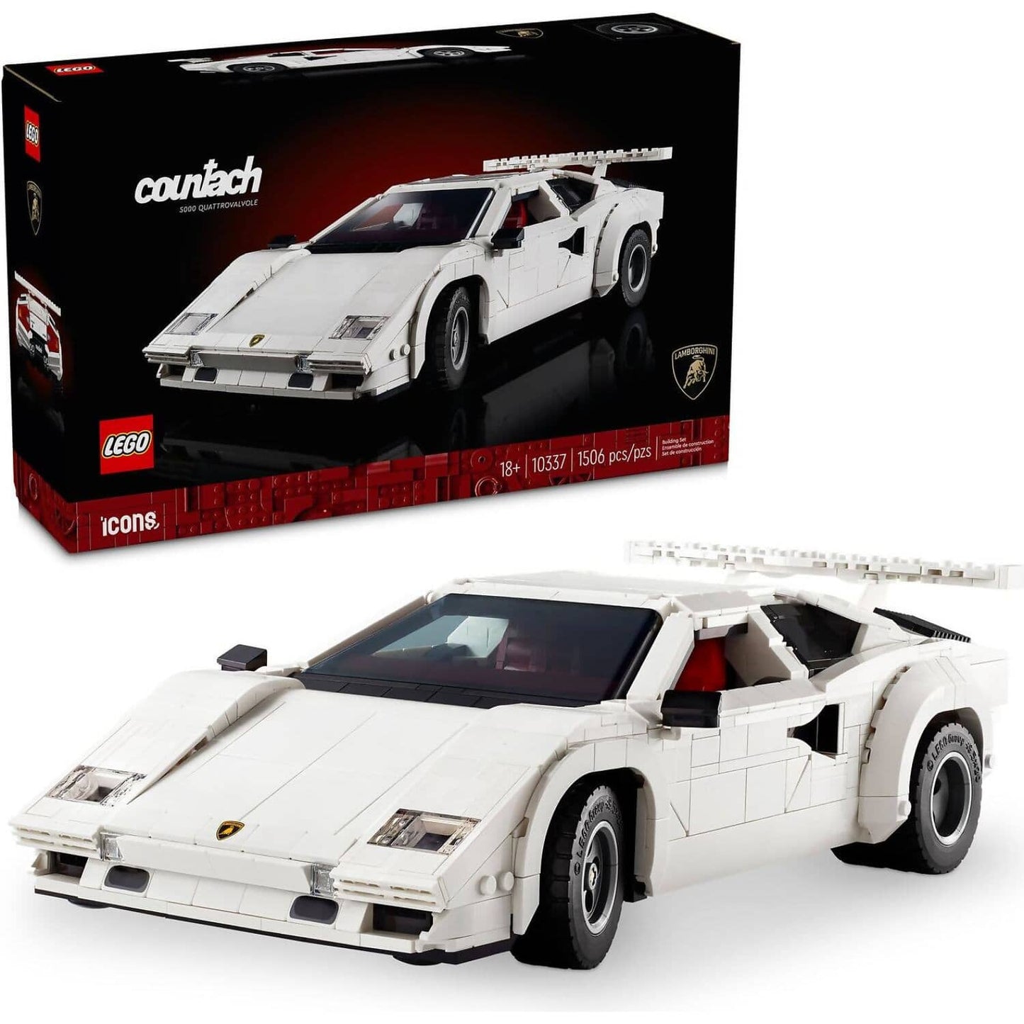 LEGO 10337 Lamborghini Countach 5000 Quattrovalvole - Icons