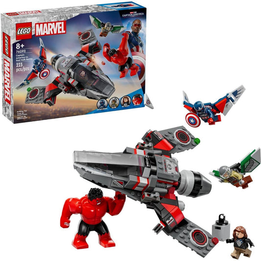 LEGO 76292 Captain America vs. Red Hulk Battle - Marvel Super Heroes