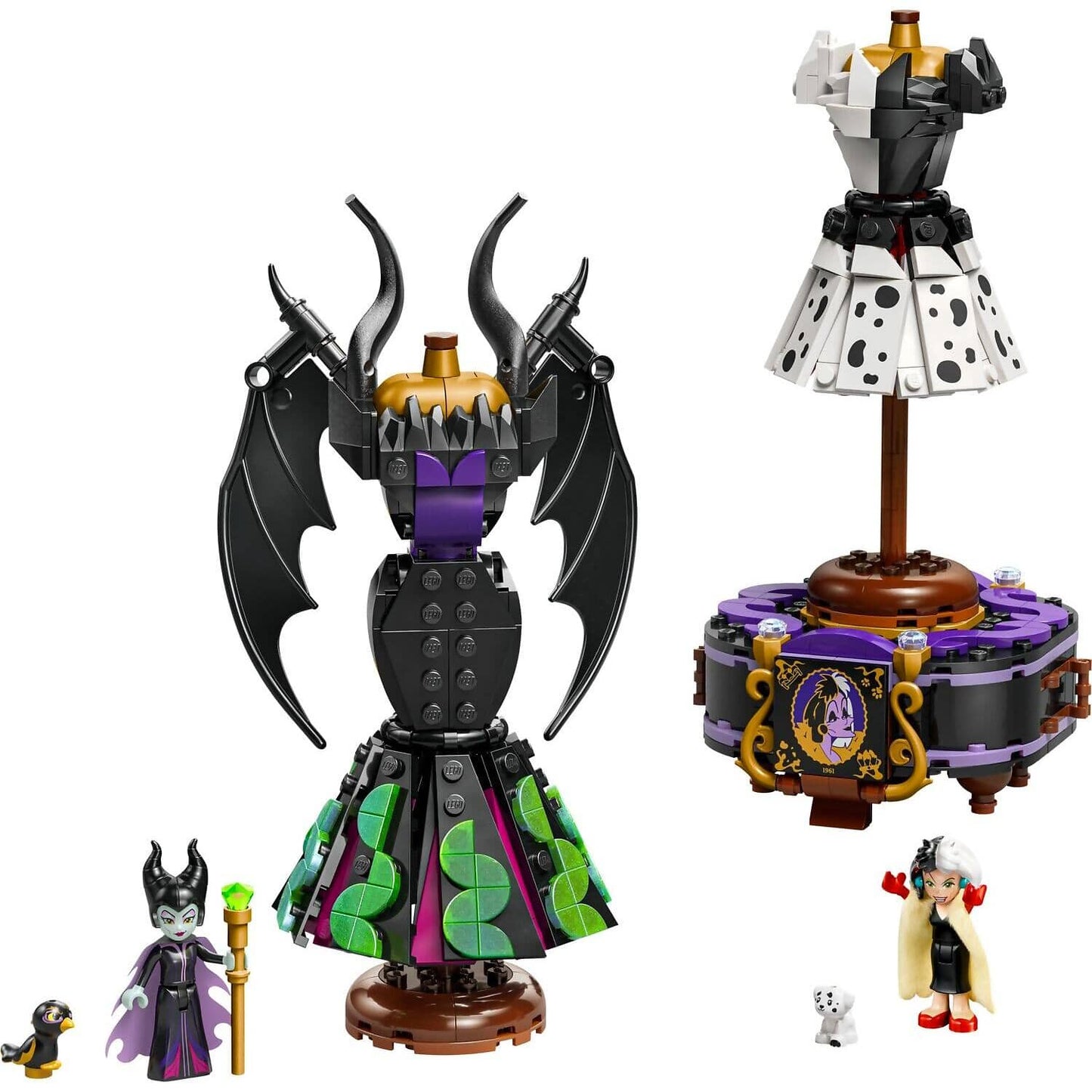 LEGO 43262 Maleficent's and Cruella De Vil's Dresses - Disney