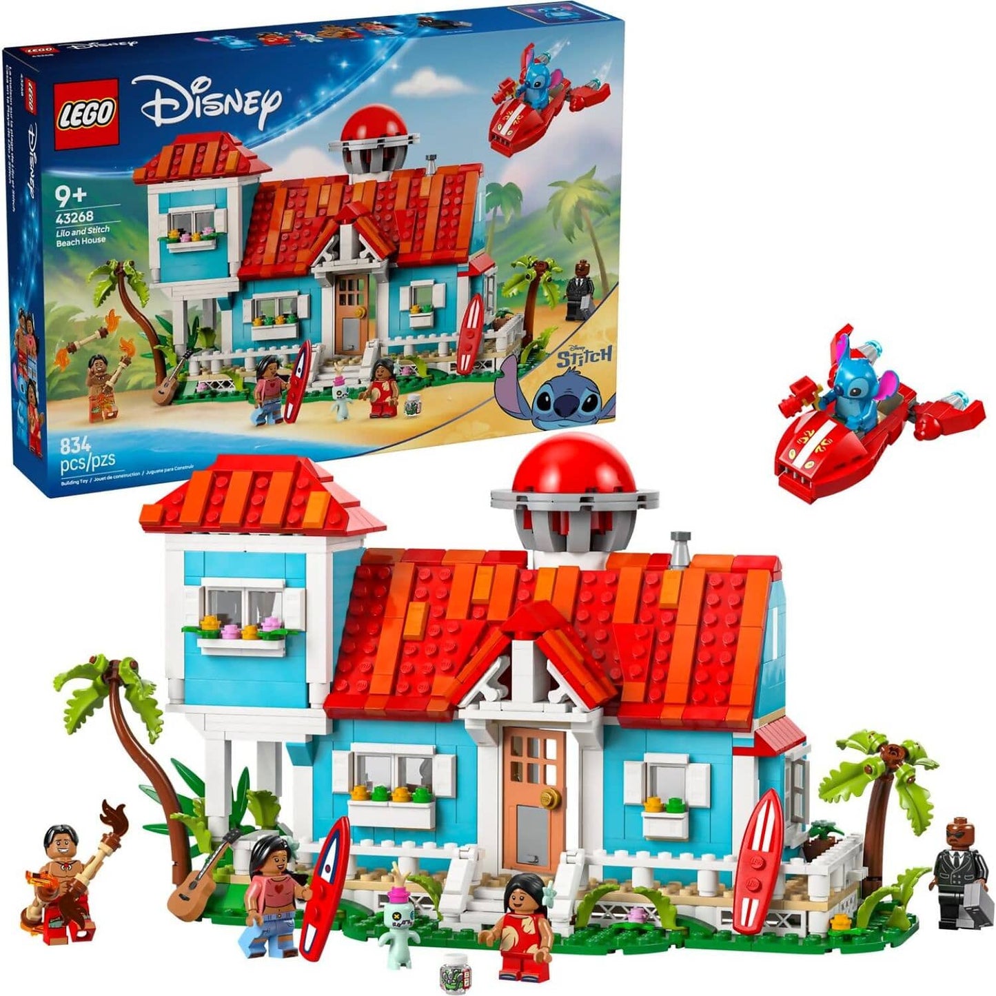 LEGO 43268 Lilo and Stitch Beach House - Disney