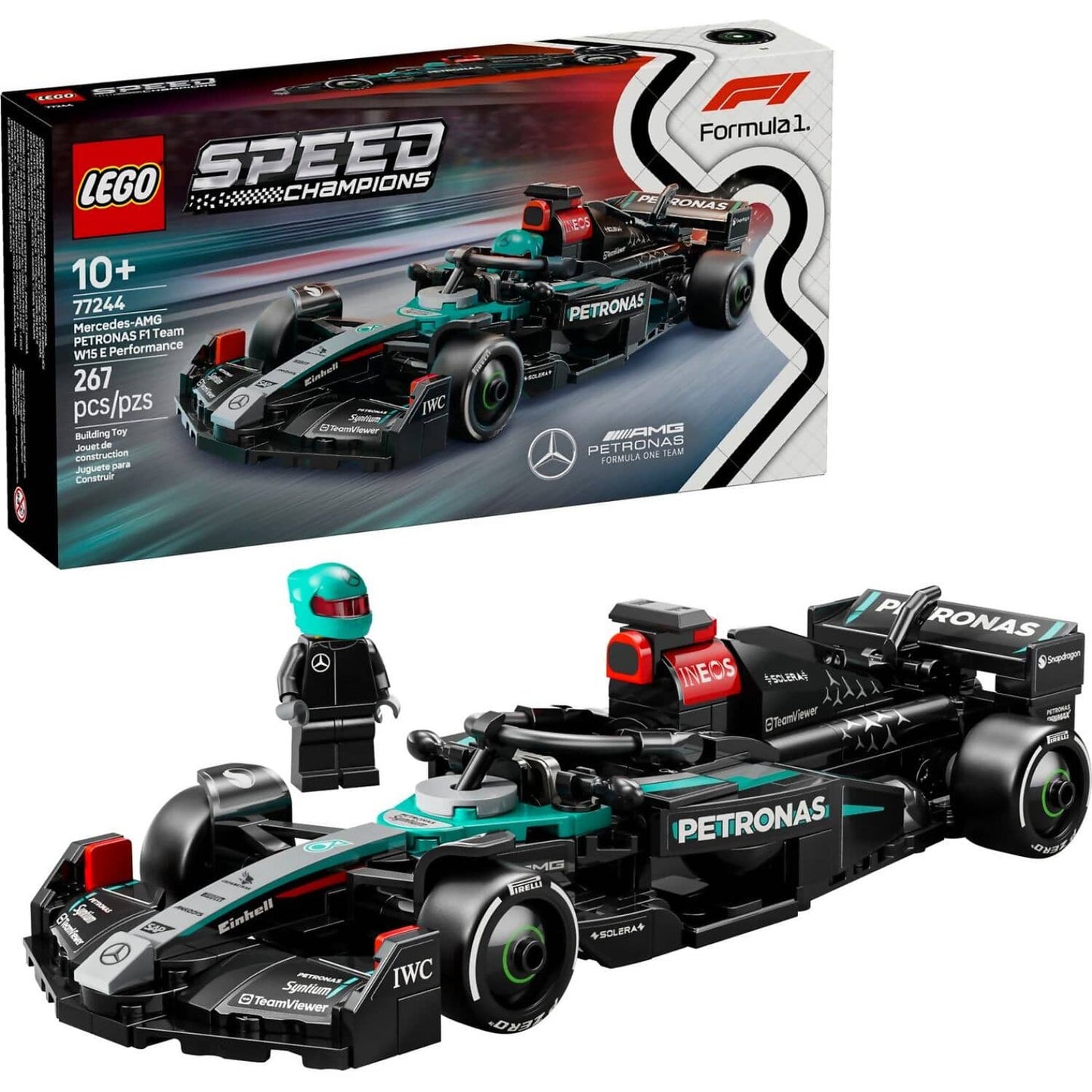 LEGO 77244 Mercedes-AMG F1® W15 Race Car - Speed Champions
