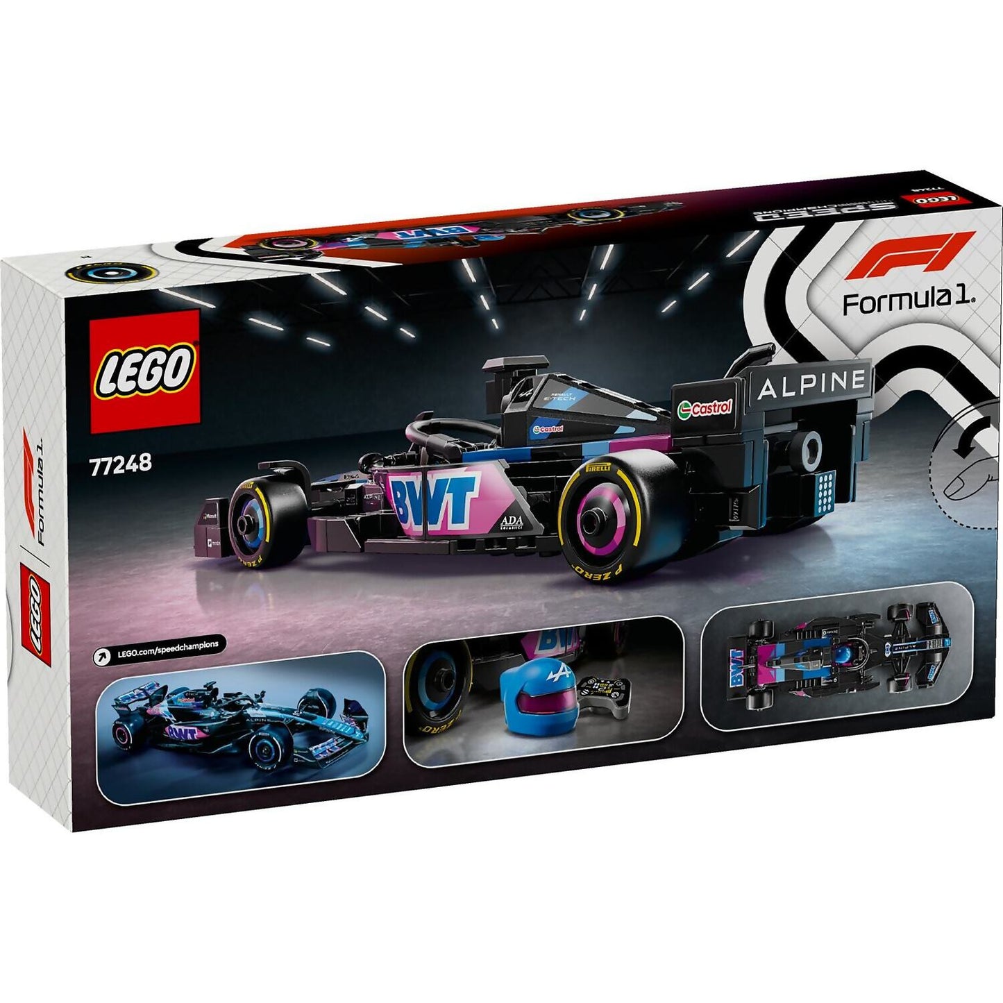 LEGO 77248 BWT Alpine F1® Team A524 Race Car - Speed Champions