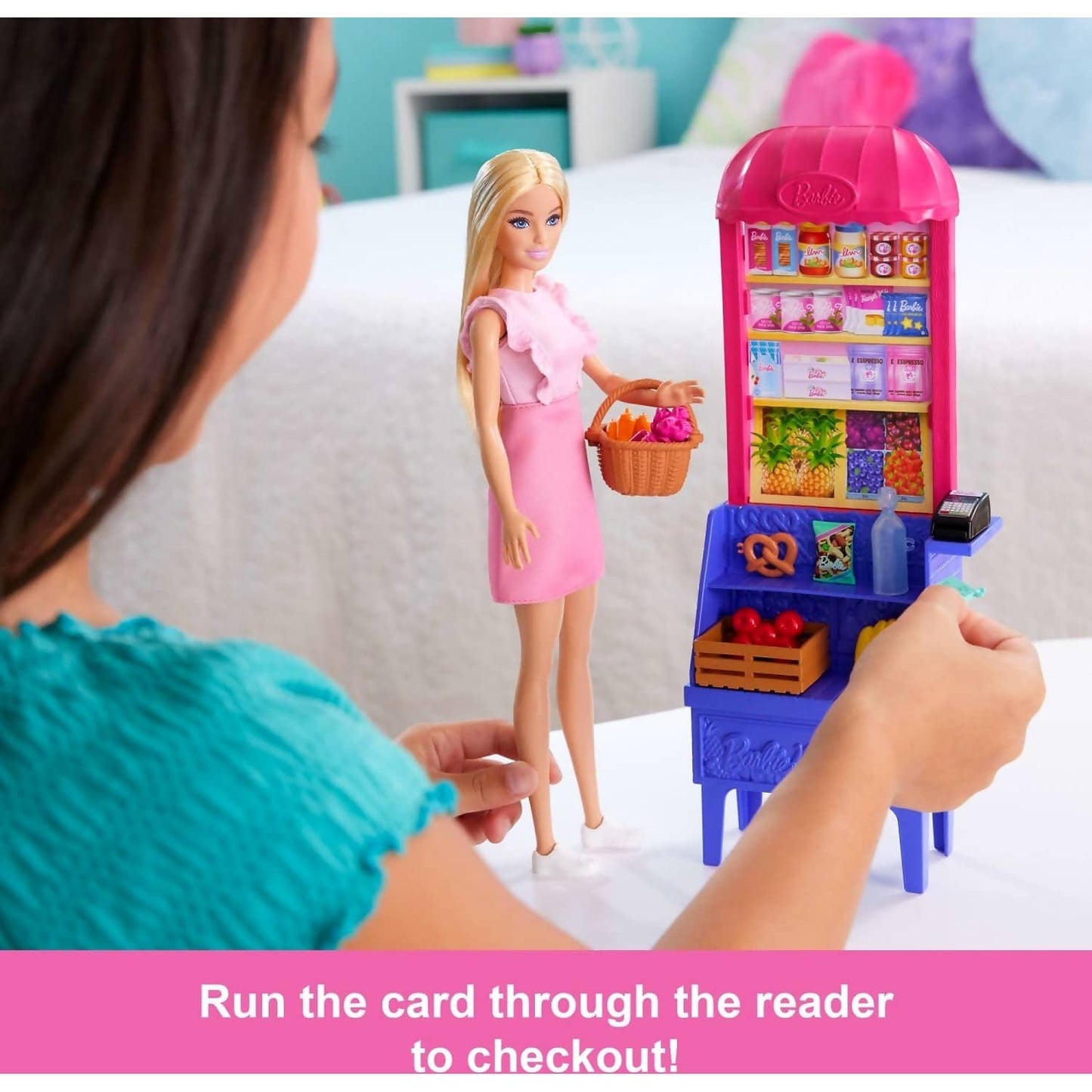 Barbie - Barbie And Teresa Recipe For Friendship Malibu At The Market Doll Playset