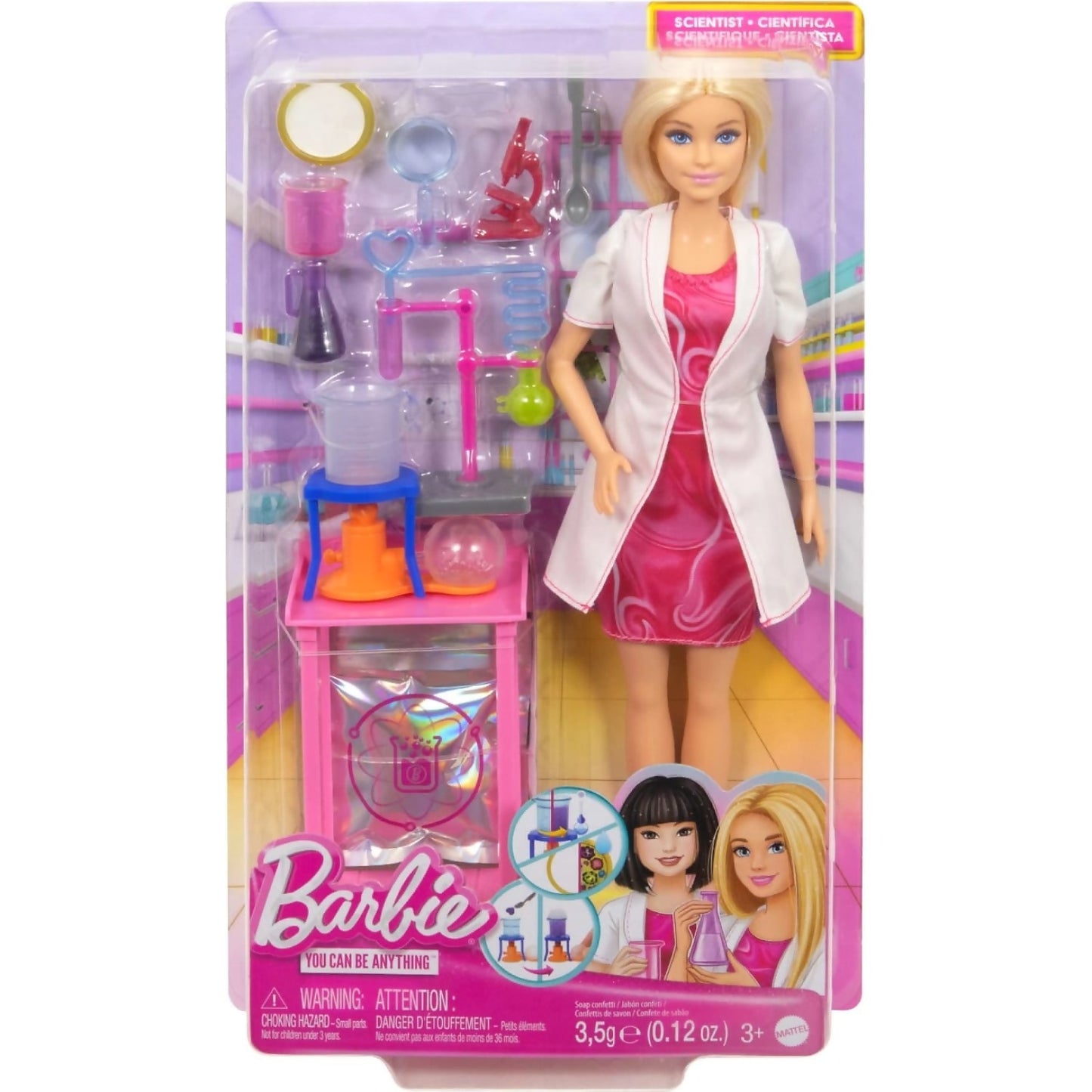 Barbie - You Can Be Anything Scientist Doll & Accessories