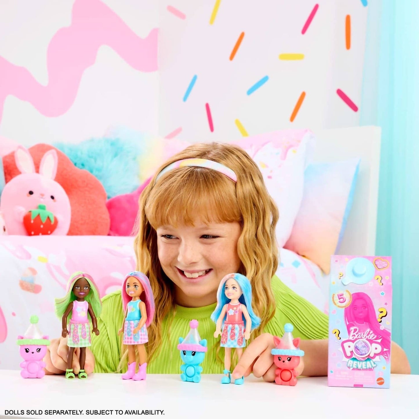 Barbie - Chelsea Pop Reveal Shakes Series Doll With Scent & Colour Change