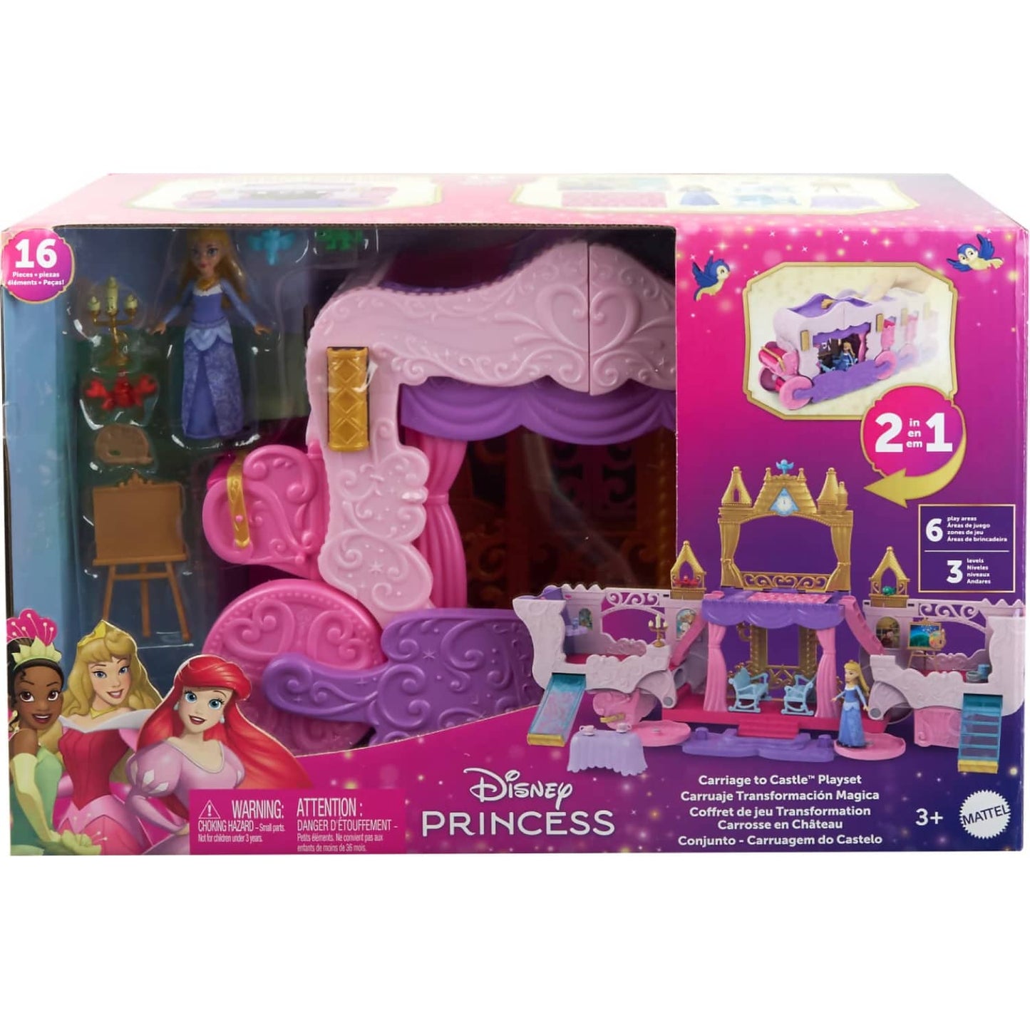 Disney Princess - Carriage To Castle Playset