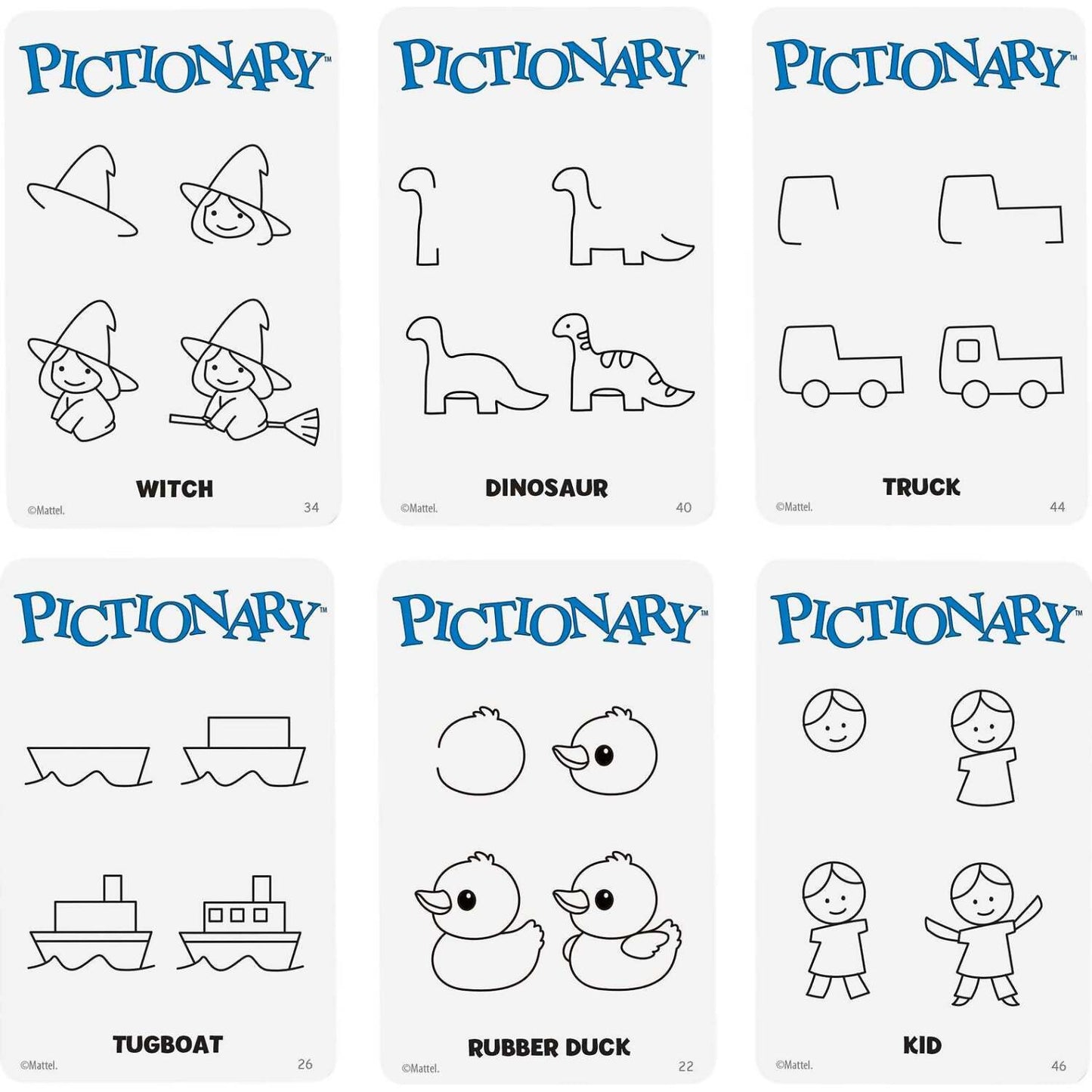 Mattel Games - Pictionary Family Board Game Refresh
