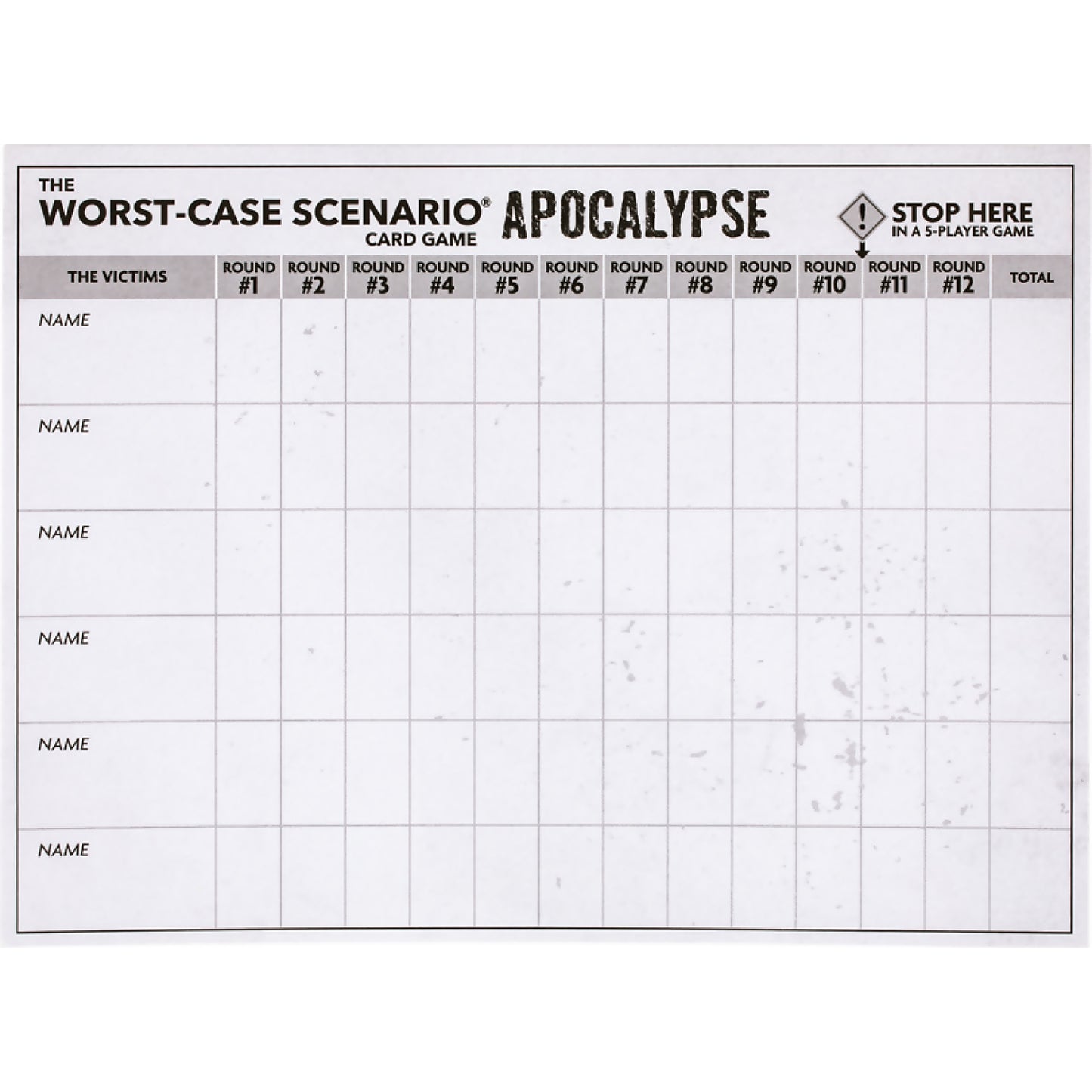 Moose Games - The Worst-case Scenario Apocalypse Card Game
