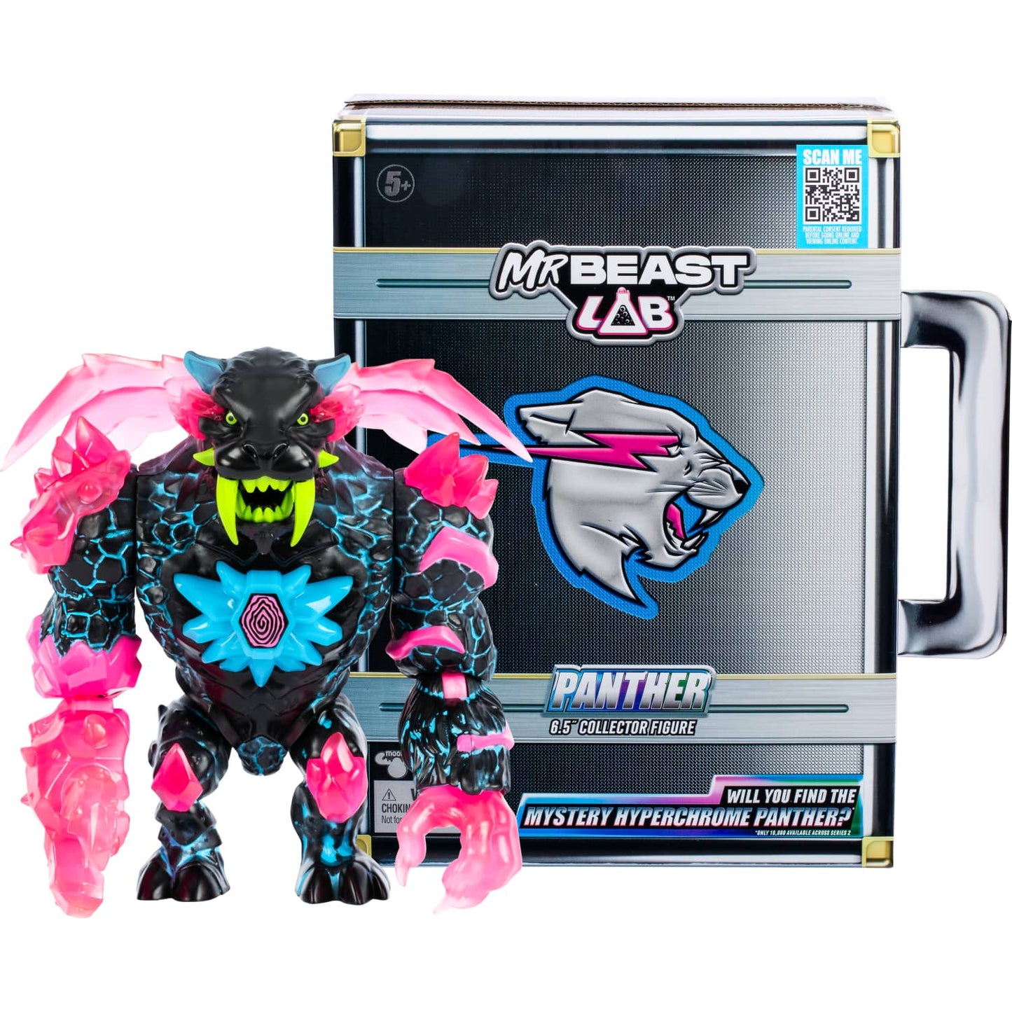 Mrbeast Lab - Collector Figure 6.5-inch Neon Panther Series 2