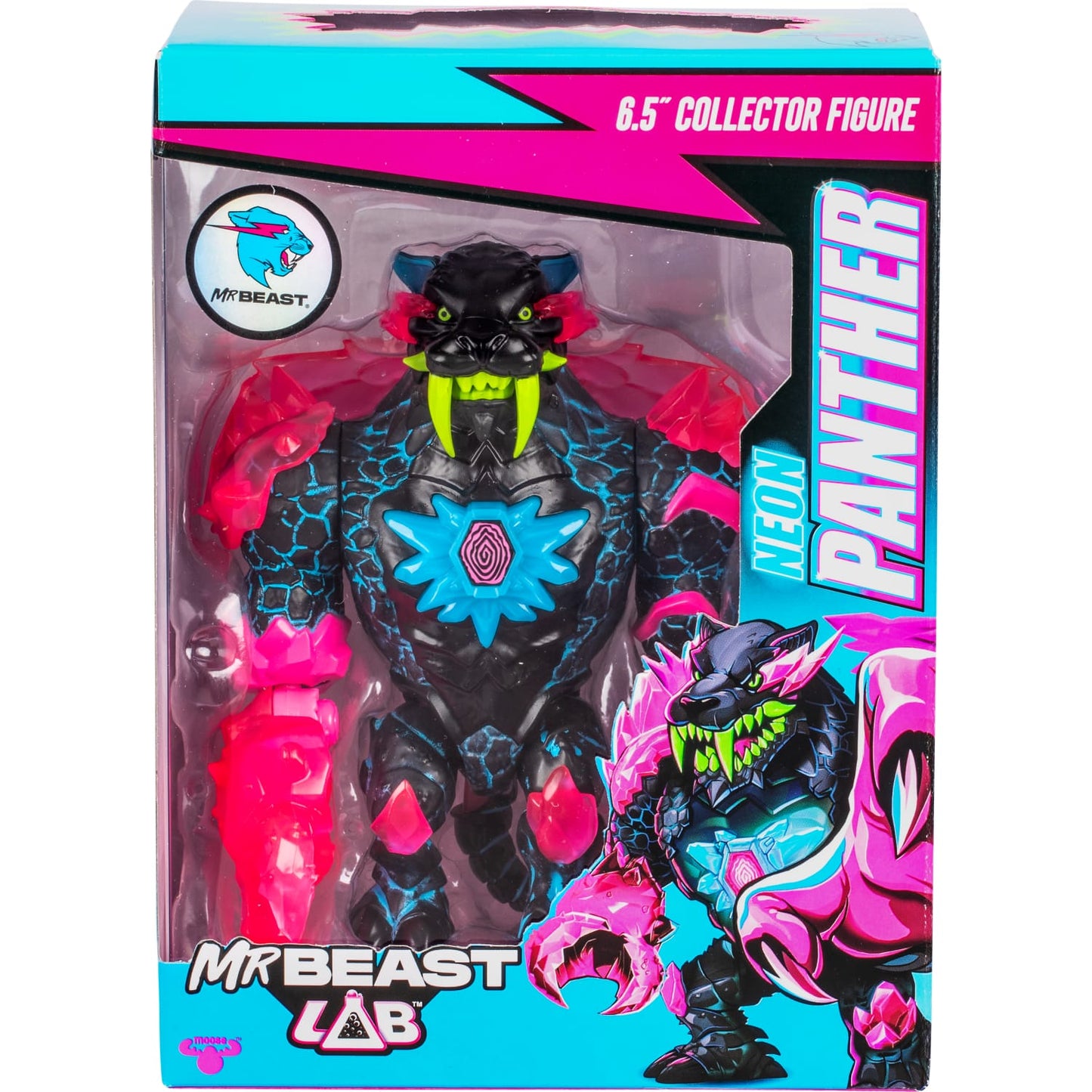 Mrbeast Lab - Collector Figure 6.5-inch Neon Panther Series 2