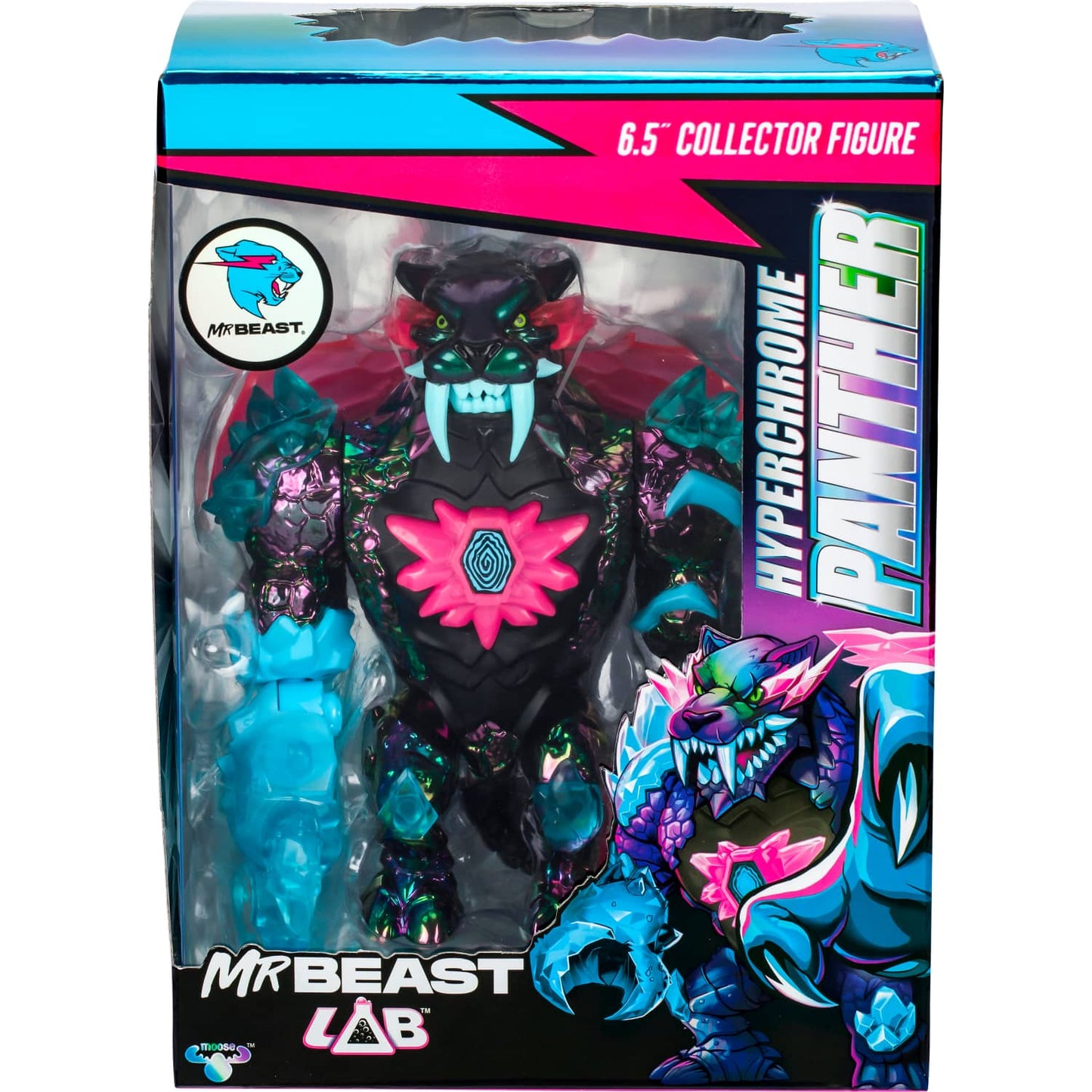 Mrbeast Lab - Collector Figure 6.5-inch Neon Panther Series 2