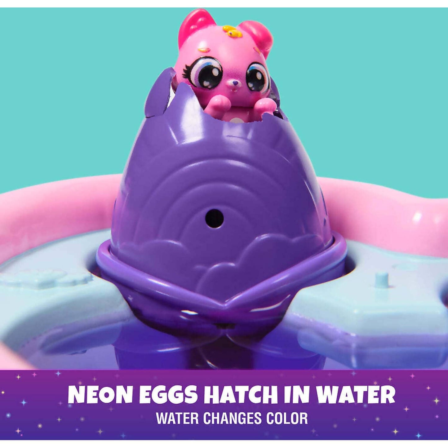 Hatchimals Alive! - Neon Rainbow Bestie Pool Party