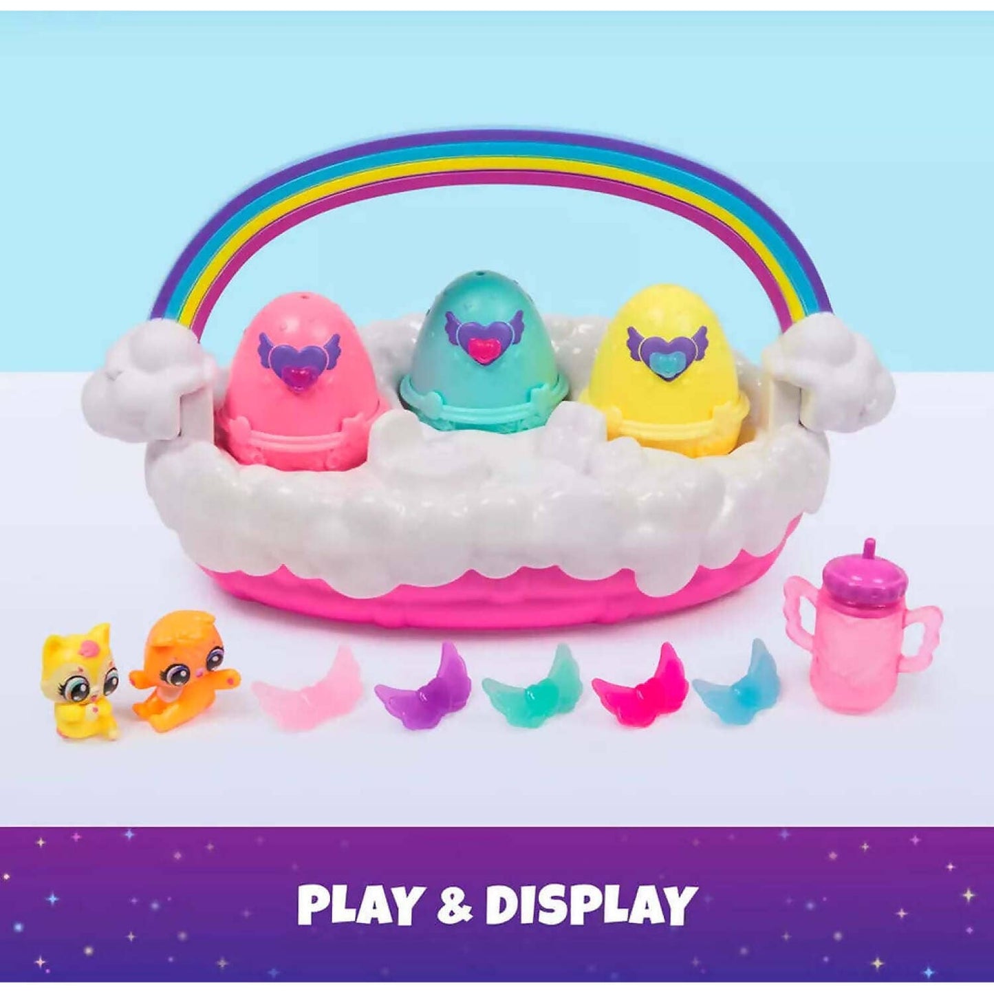 Hatchimals Alive! - Neon Rainbow Spring Basket