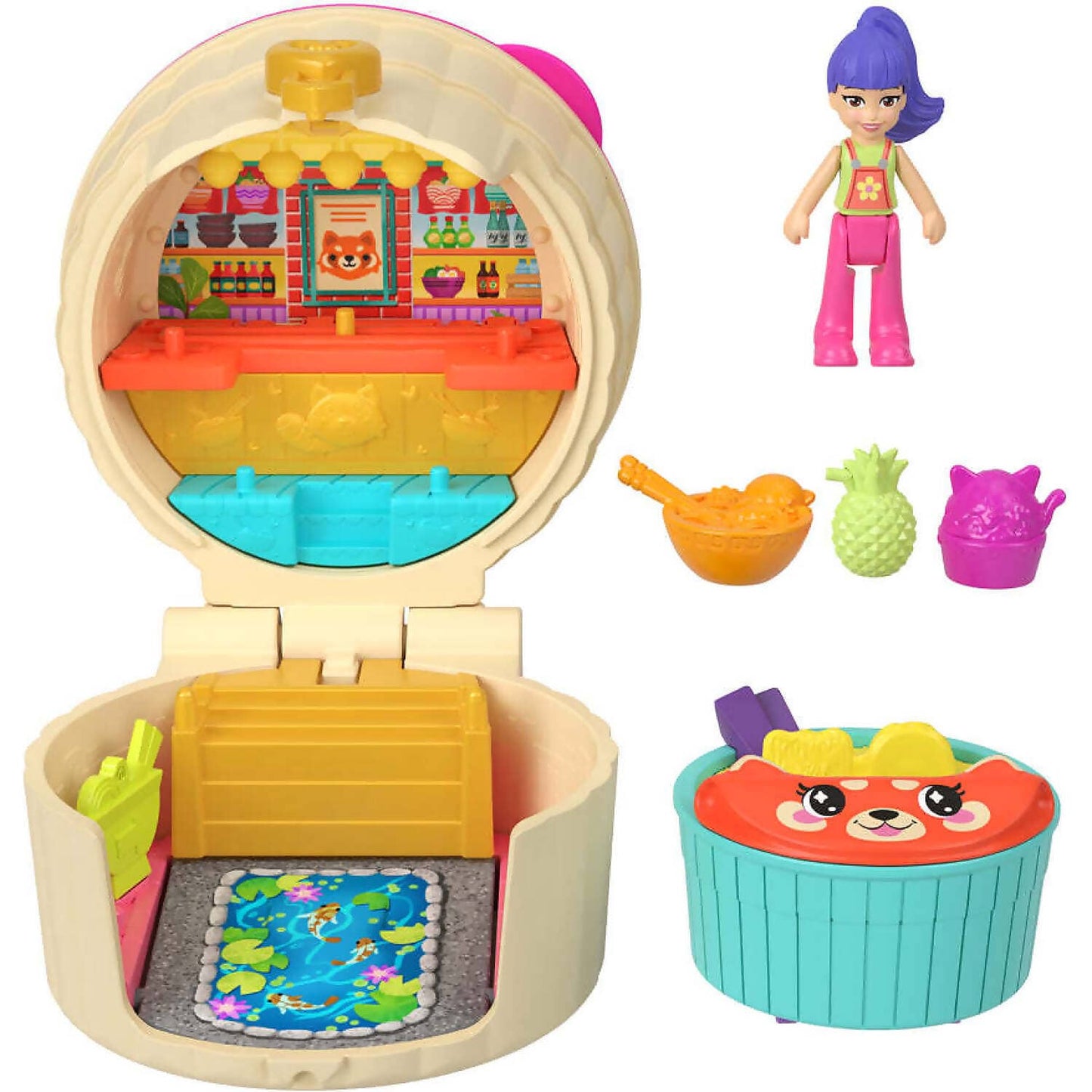 Polly Pocket - Tiny Take Out Reveal Compact Playset - Mattel