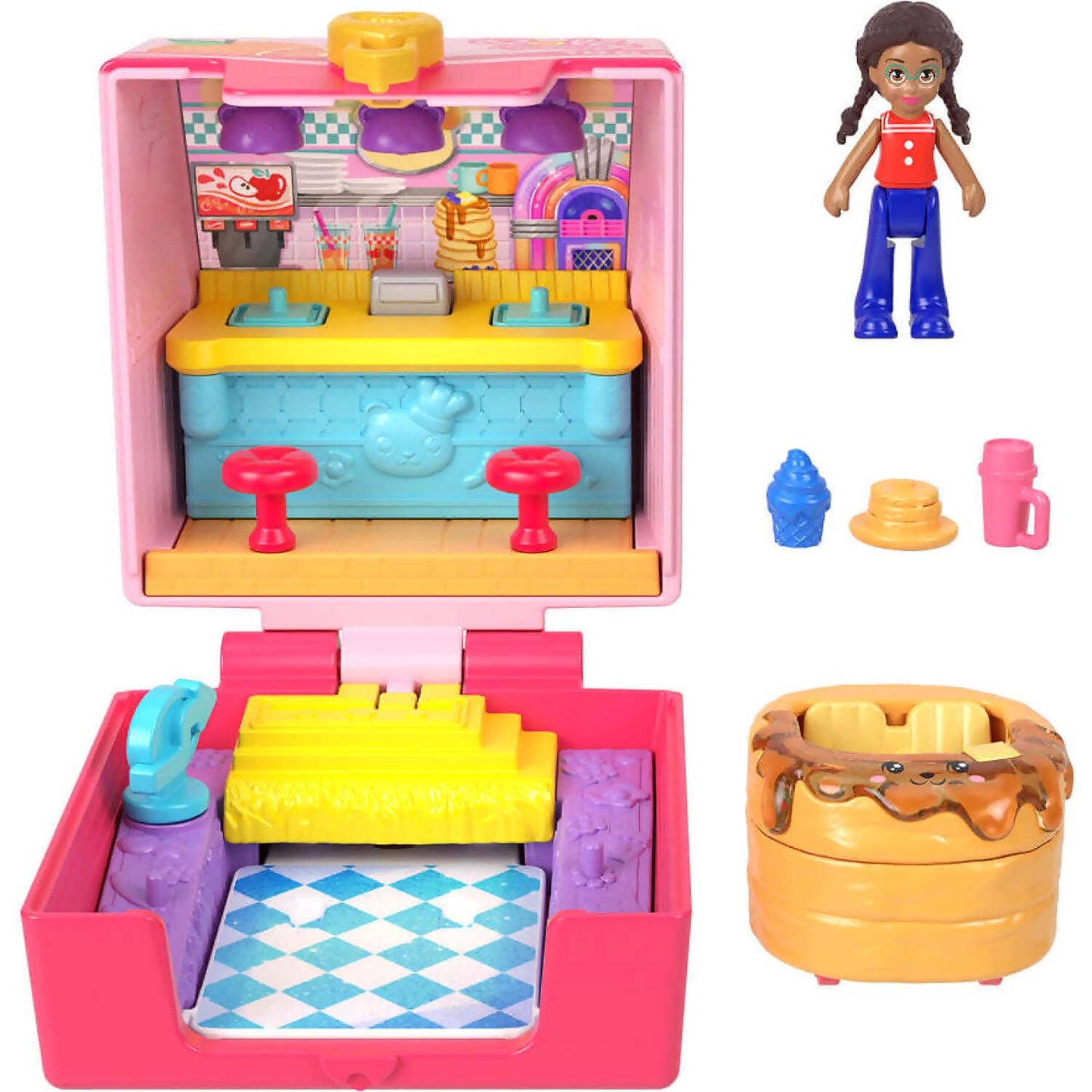 Polly Pocket - Tiny Take Out Reveal Compact Playset - Mattel