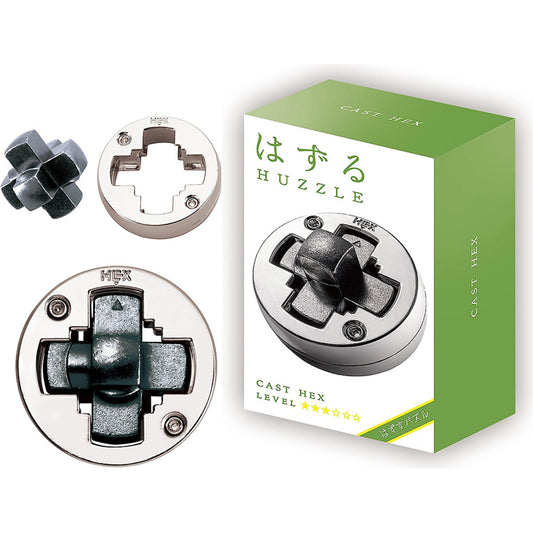 Hanayama - Huzzle Hex Level 3 - Cast Puzzle