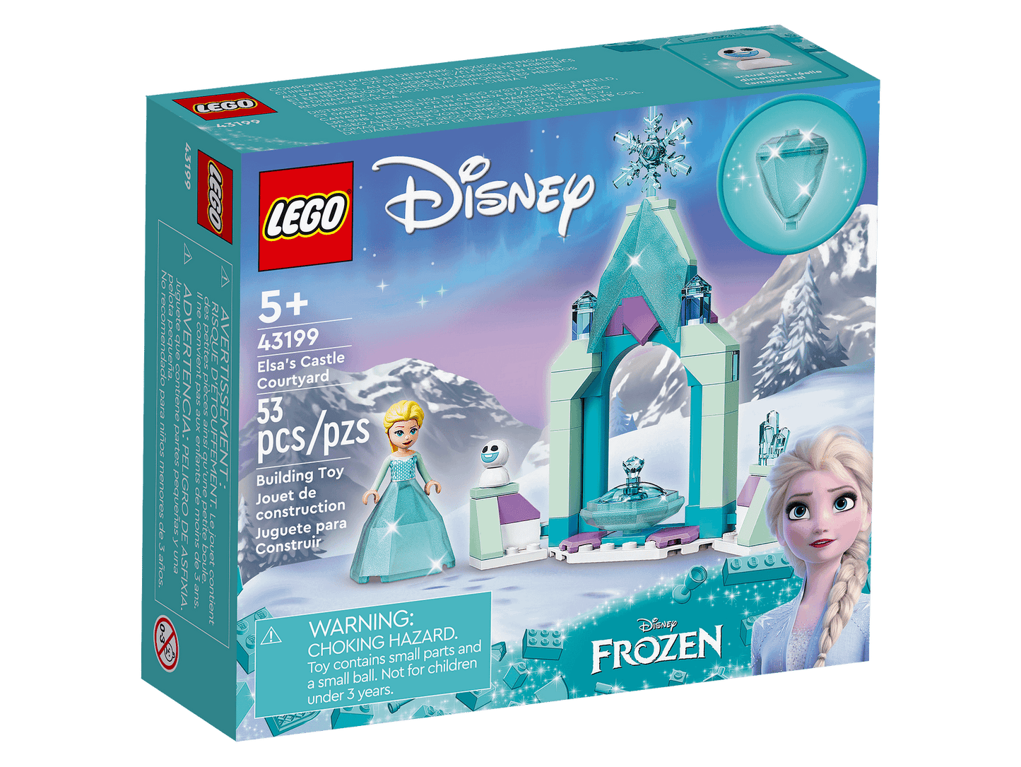 LEGO 43199 Elsa’s Castle Courtyard - Disney Princess