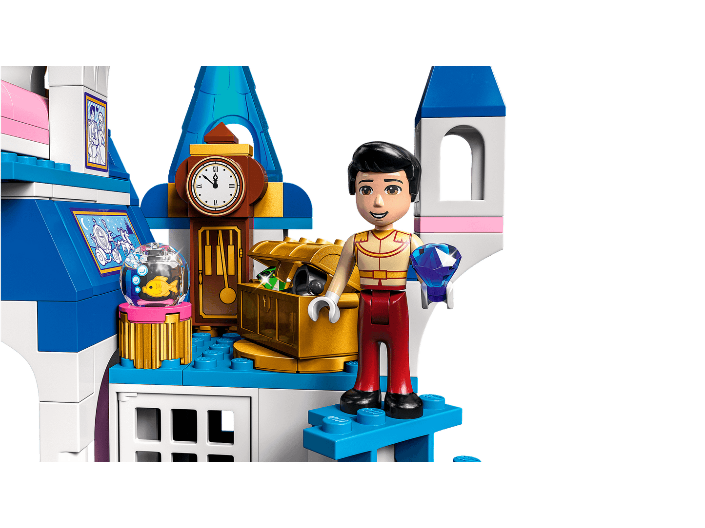 LEGO 43206 Cinderella and Prince Charming's Castle - Disney Princess Frozen