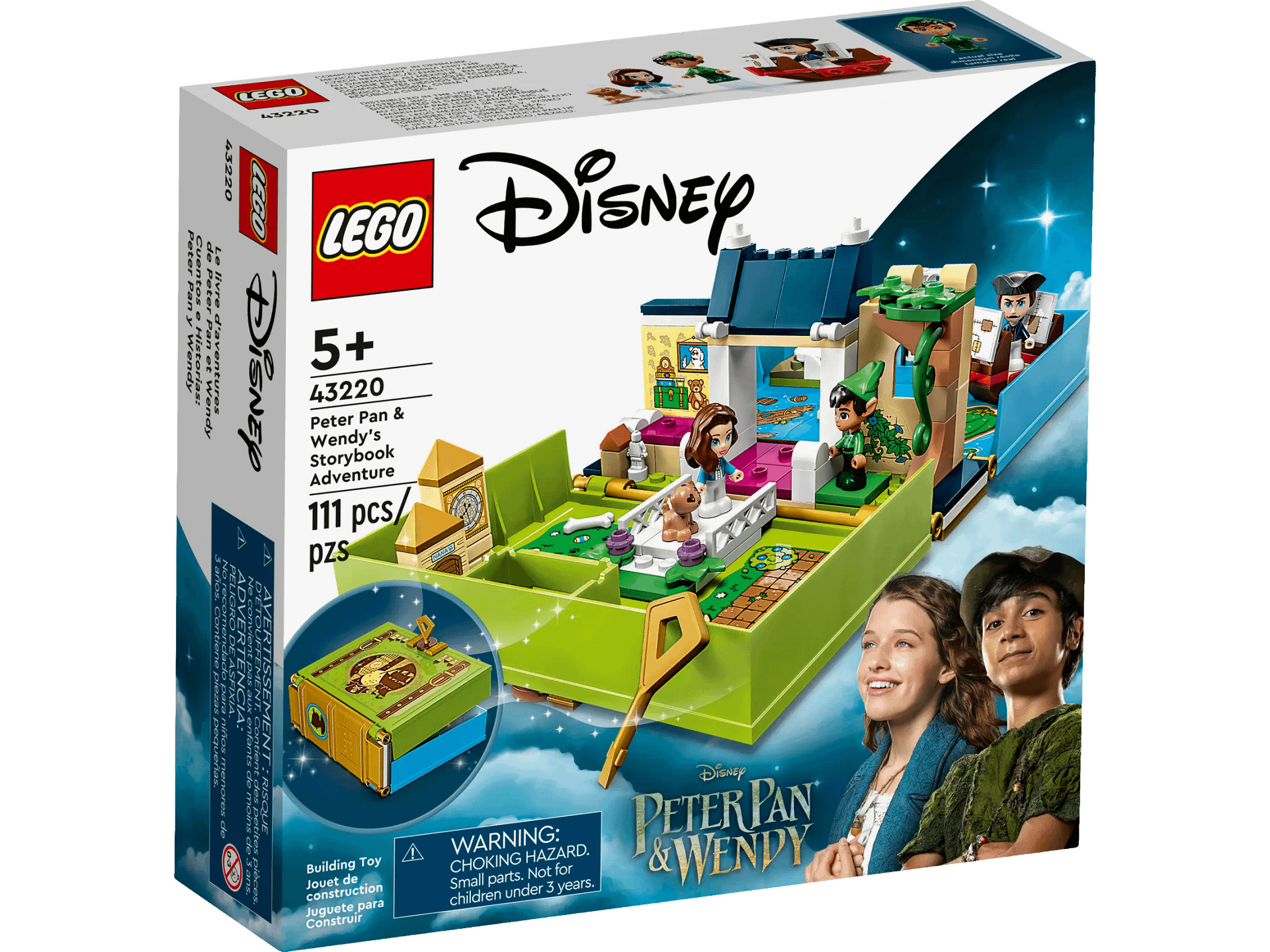 LEGO 43220 Peter Pan & Wendy's Storybook Adventure - Disney