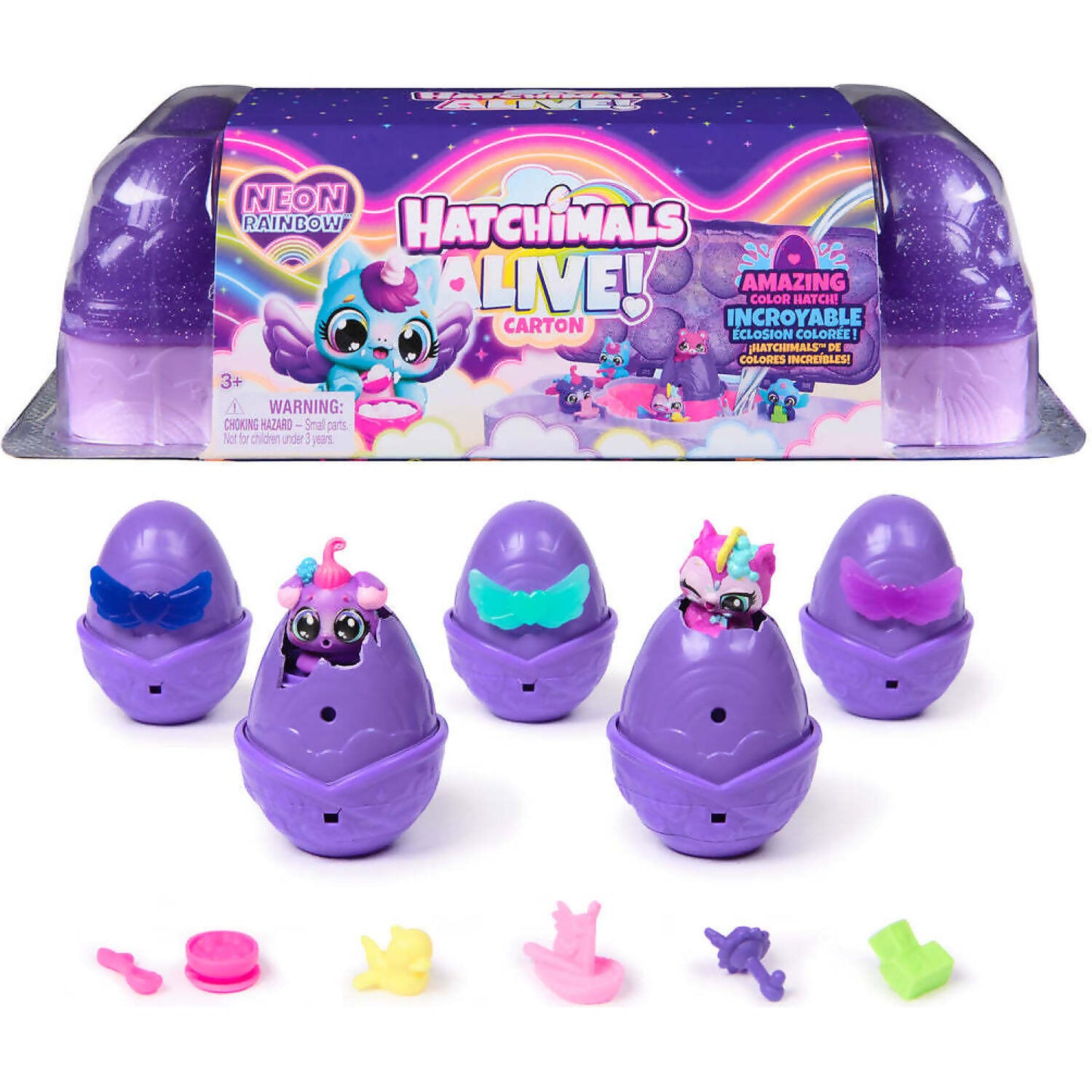 Hatchimals Alive! - Neon Rainbow Carton
