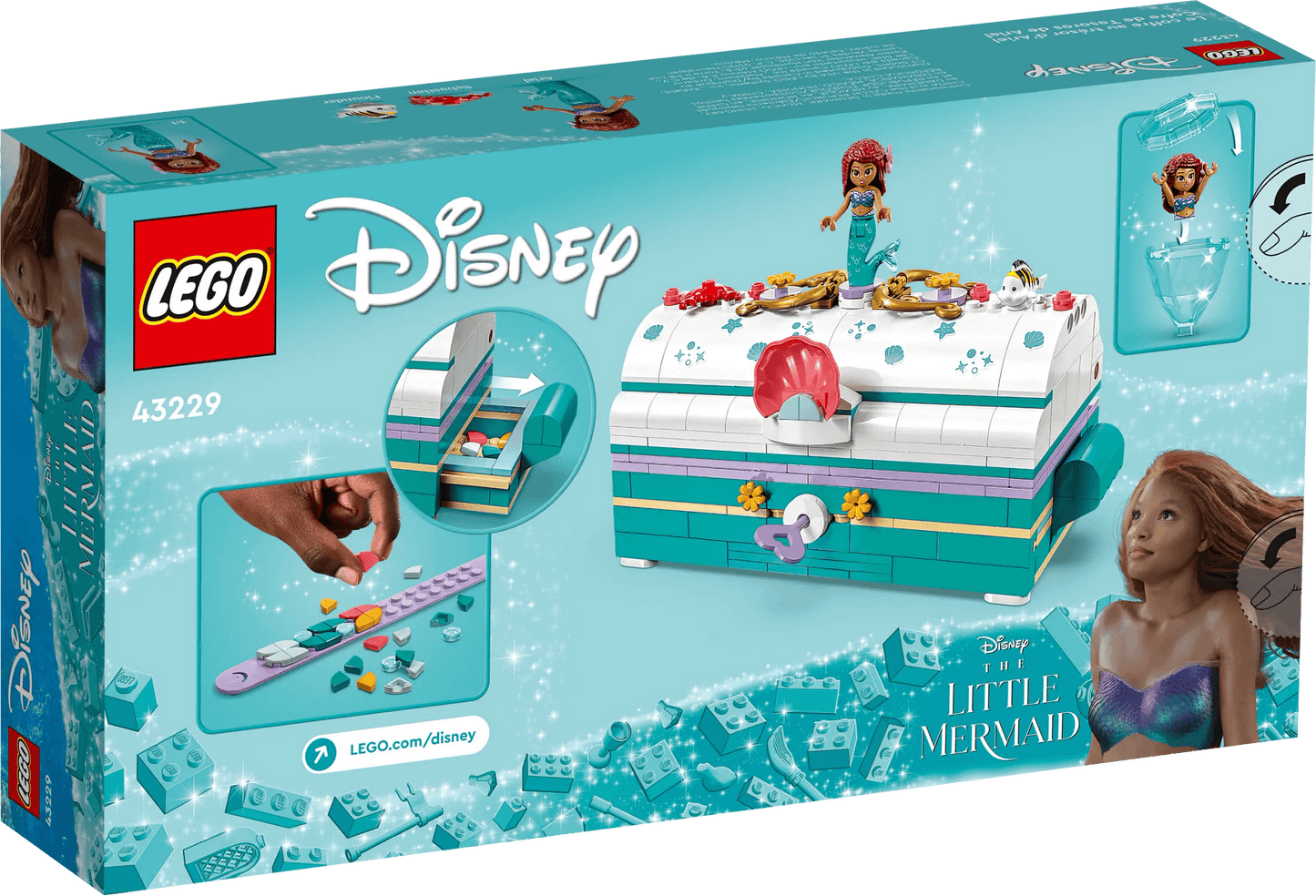 LEGO 43229 Ariel's Treasure Chest - Disney Princess