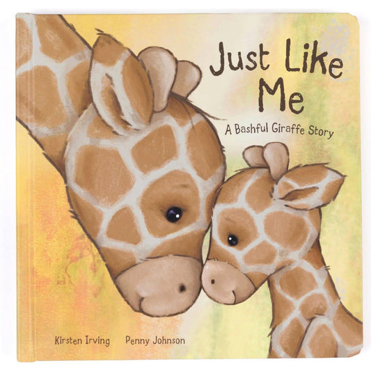 Jellycat - Just Like Me Book A Bashful Giraffe Story 21x21x2cm