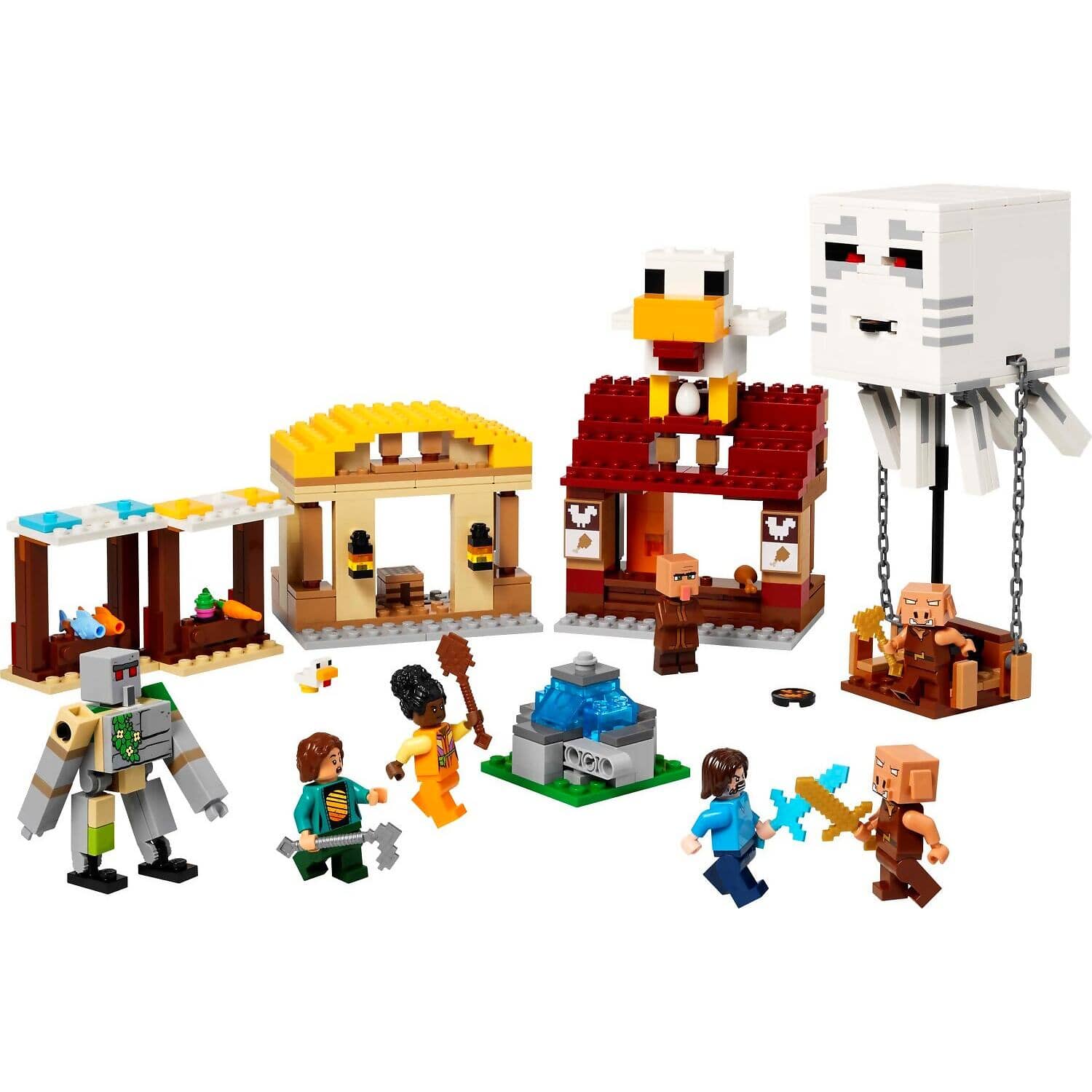 LEGO 21273 The Ghast Balloon Village Attack - Minecraft