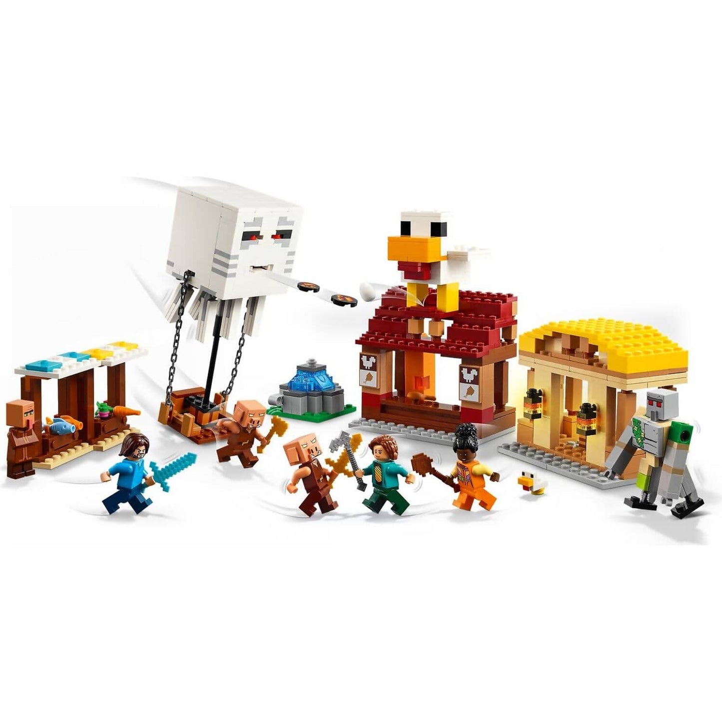 LEGO 21273 The Ghast Balloon Village Attack - Minecraft