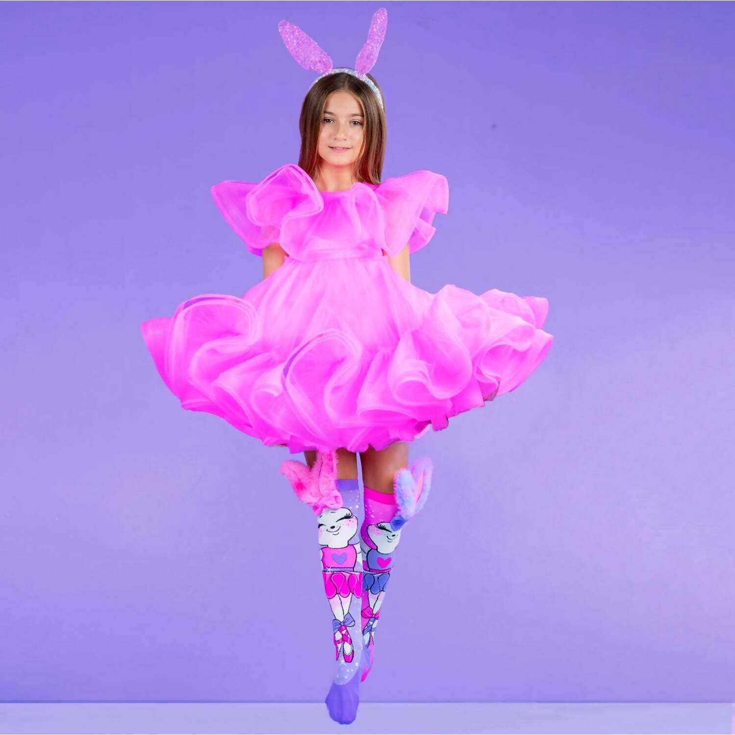 Madmia - Ballerina Bunny Socks Kids & Adults Age 6y+