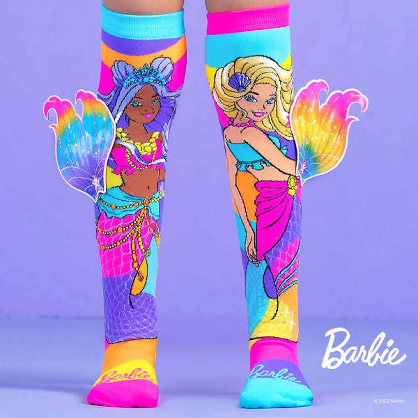 Madmia - Barbie Mermaid Socks Toddler Age 3-5y