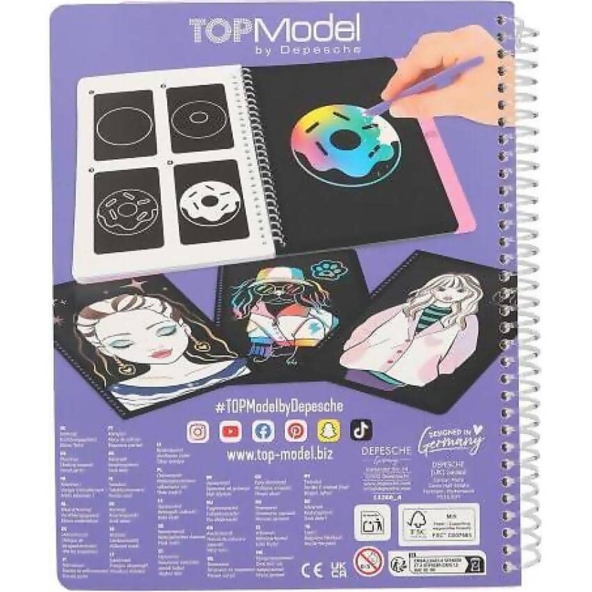 Topmodel - Magic Scratch Book