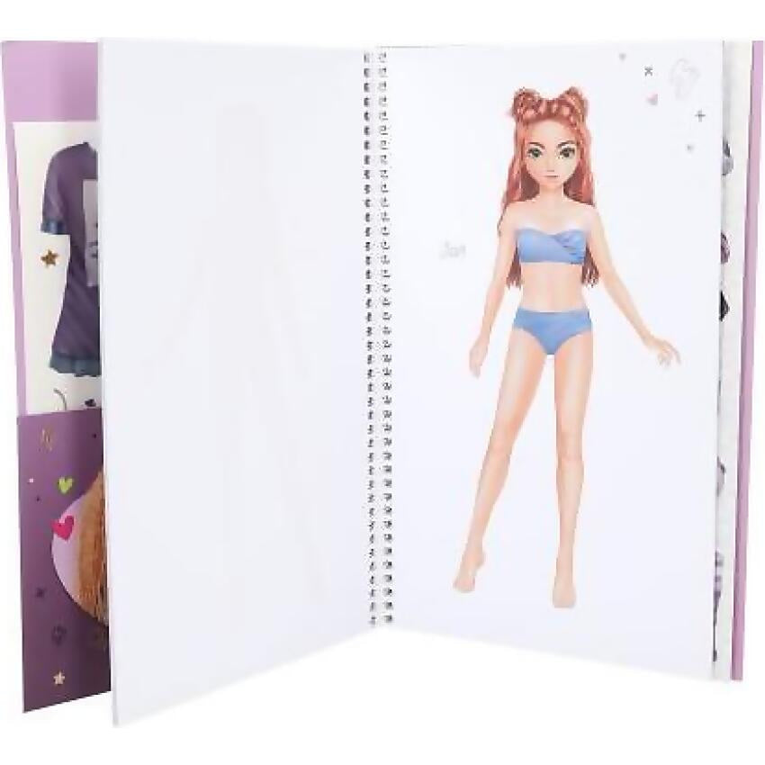 Topmodel - Dress Me Up Big Rebel Kitty Sticker Book