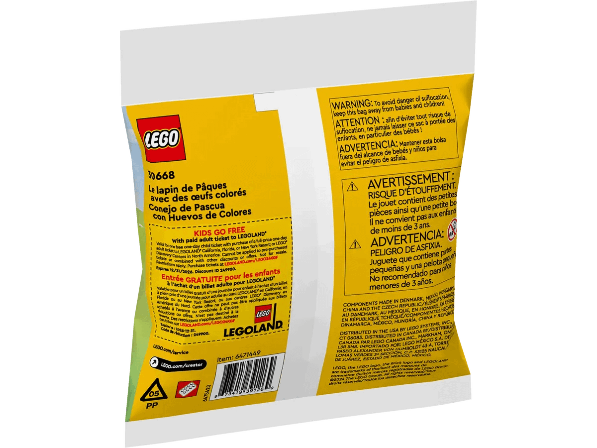 LEGO 30668 Easter Bunny with Colorful Eggs - Creator