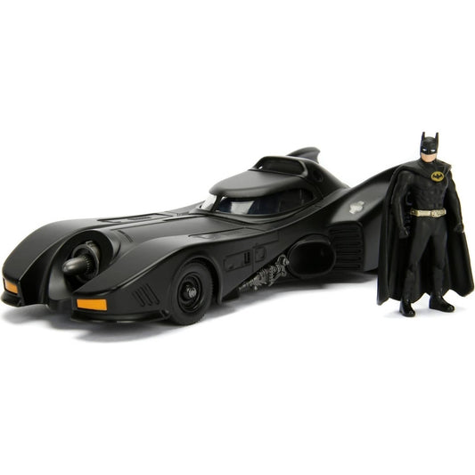 Jada Toys - Batman 89' Batmobile with Batman 1:24 Scale Diecast Vehicle
