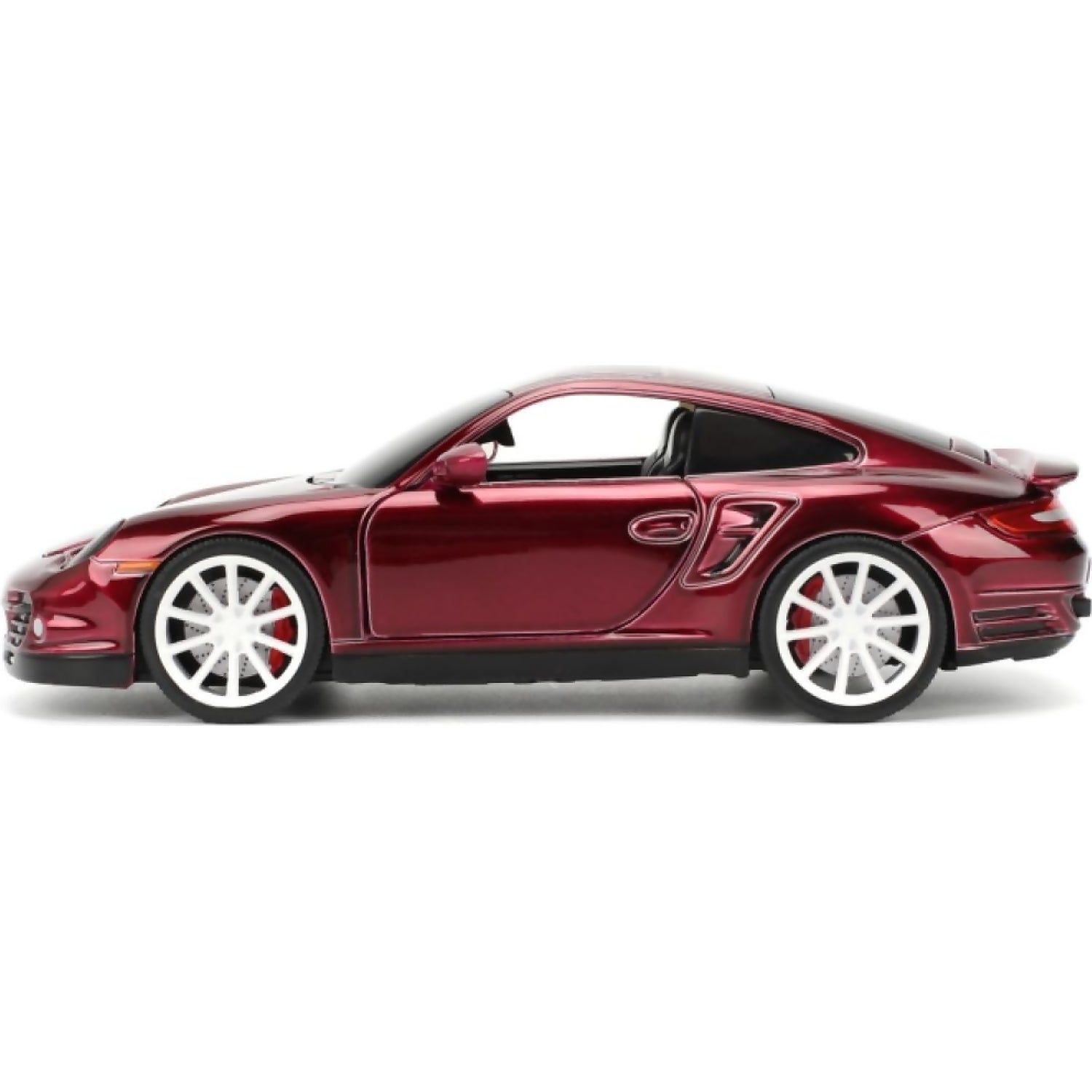 Jada Toys - Pink Slips Porsche 911 Turbo (997) Dark Metallic Red 1:24 Scale Diecast Vehicle